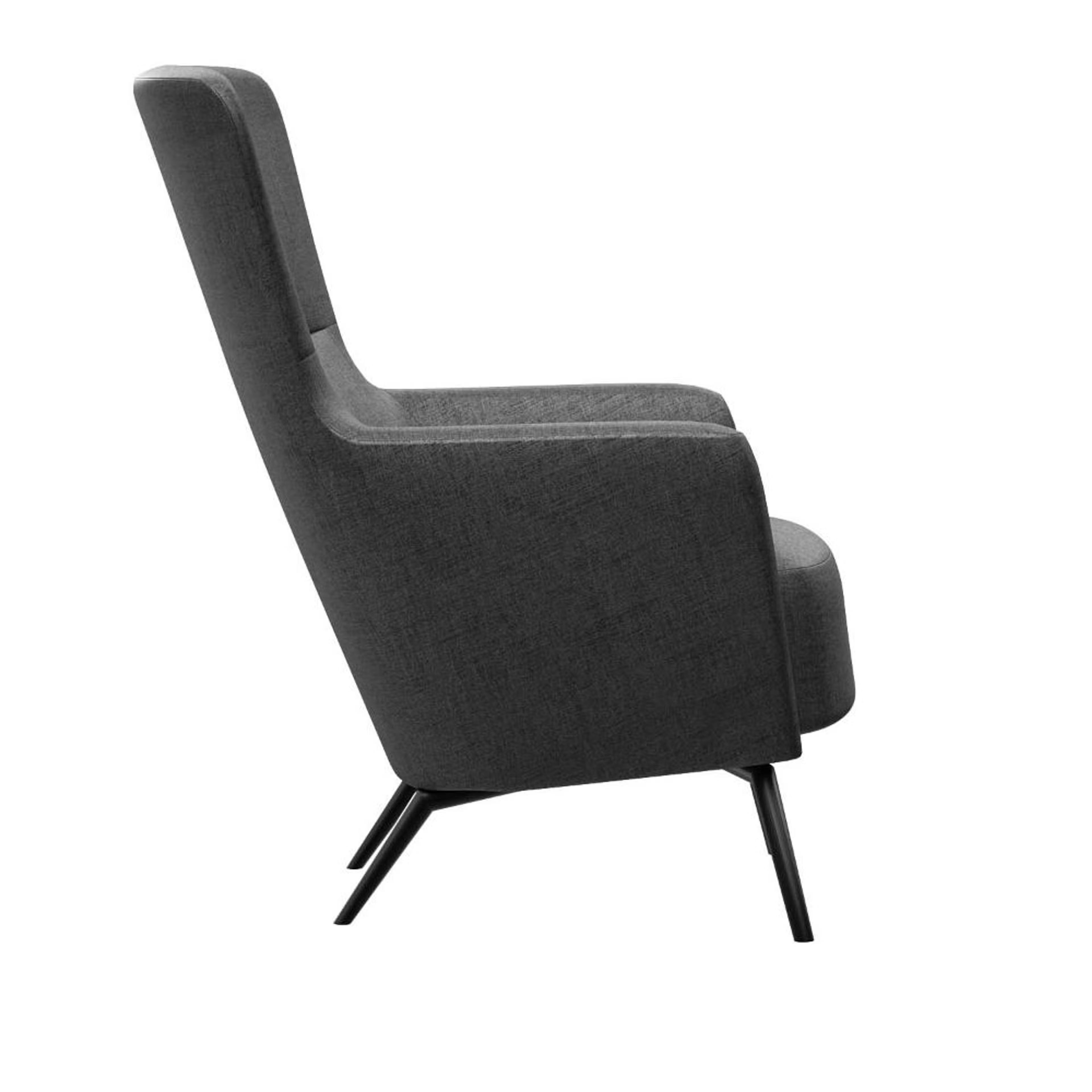 Wakefit Aruba Wing Chair Charcoal Grey 4 Wakefit Aruba Wing Chair Charcoal Grey