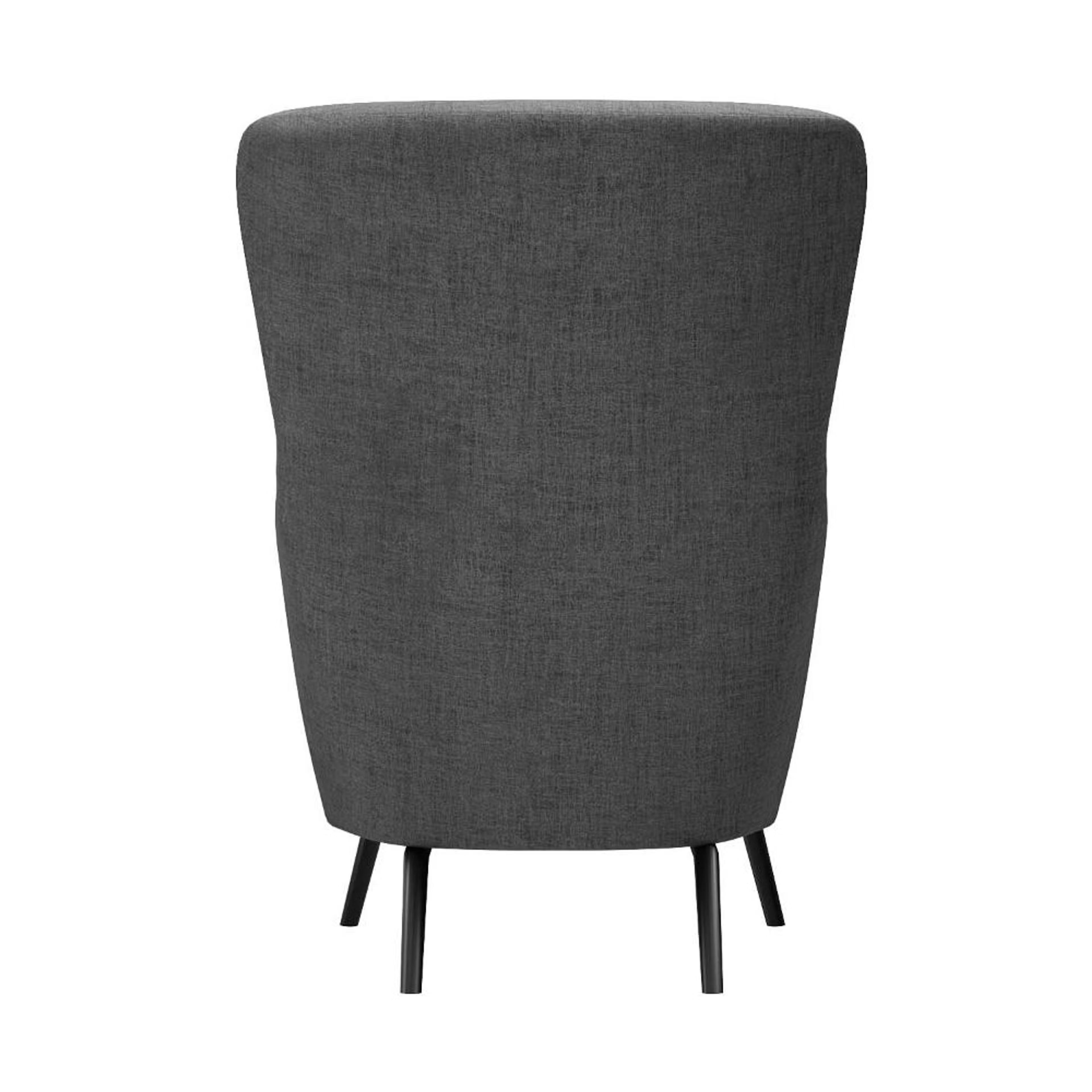 Wakefit Aruba Wing Chair Charcoal Grey 5 Wakefit Aruba Wing Chair Charcoal Grey