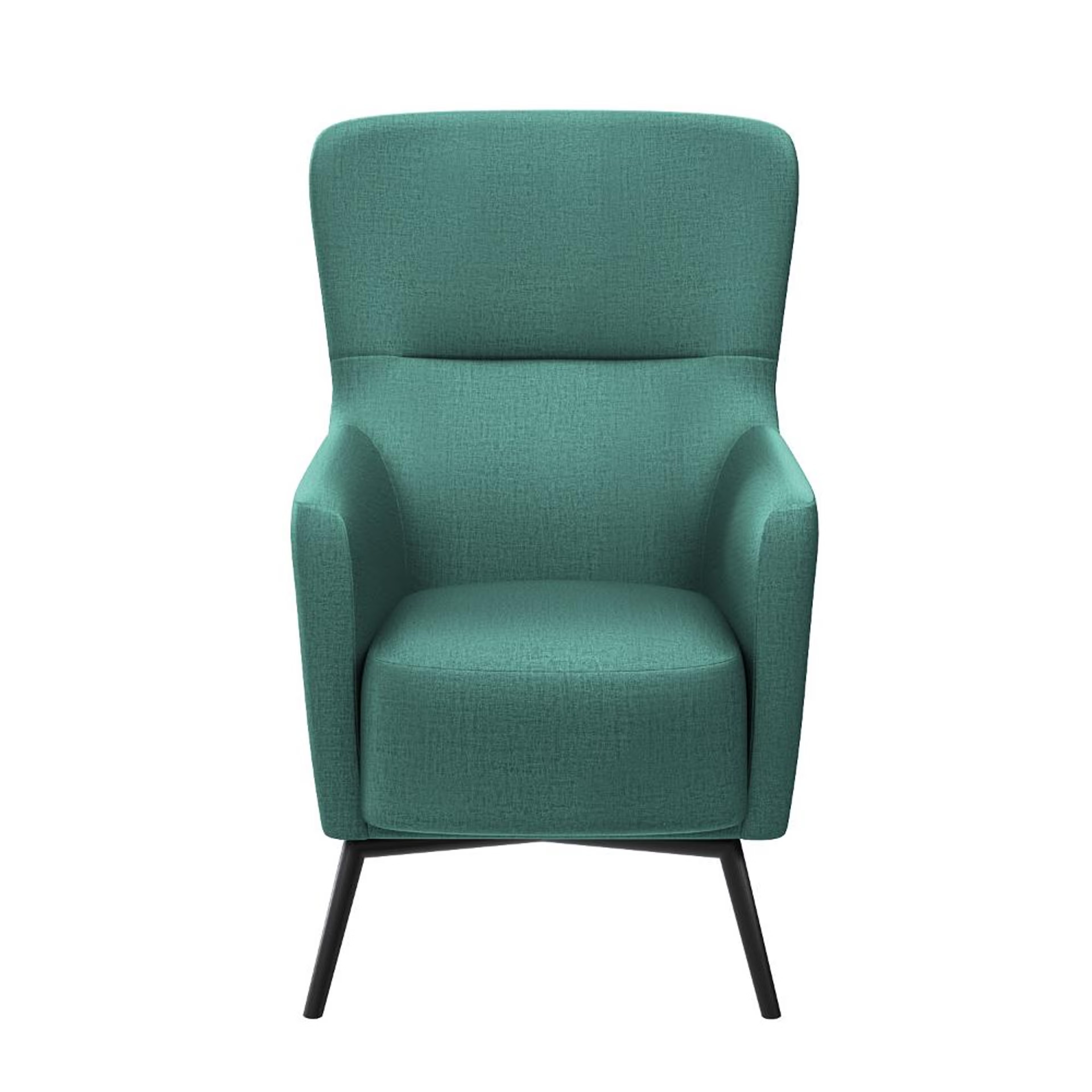 Wakefit Aruba Wing Chair Aqua Blue 2 Wakefit Aruba Wing Chair Aqua Blue