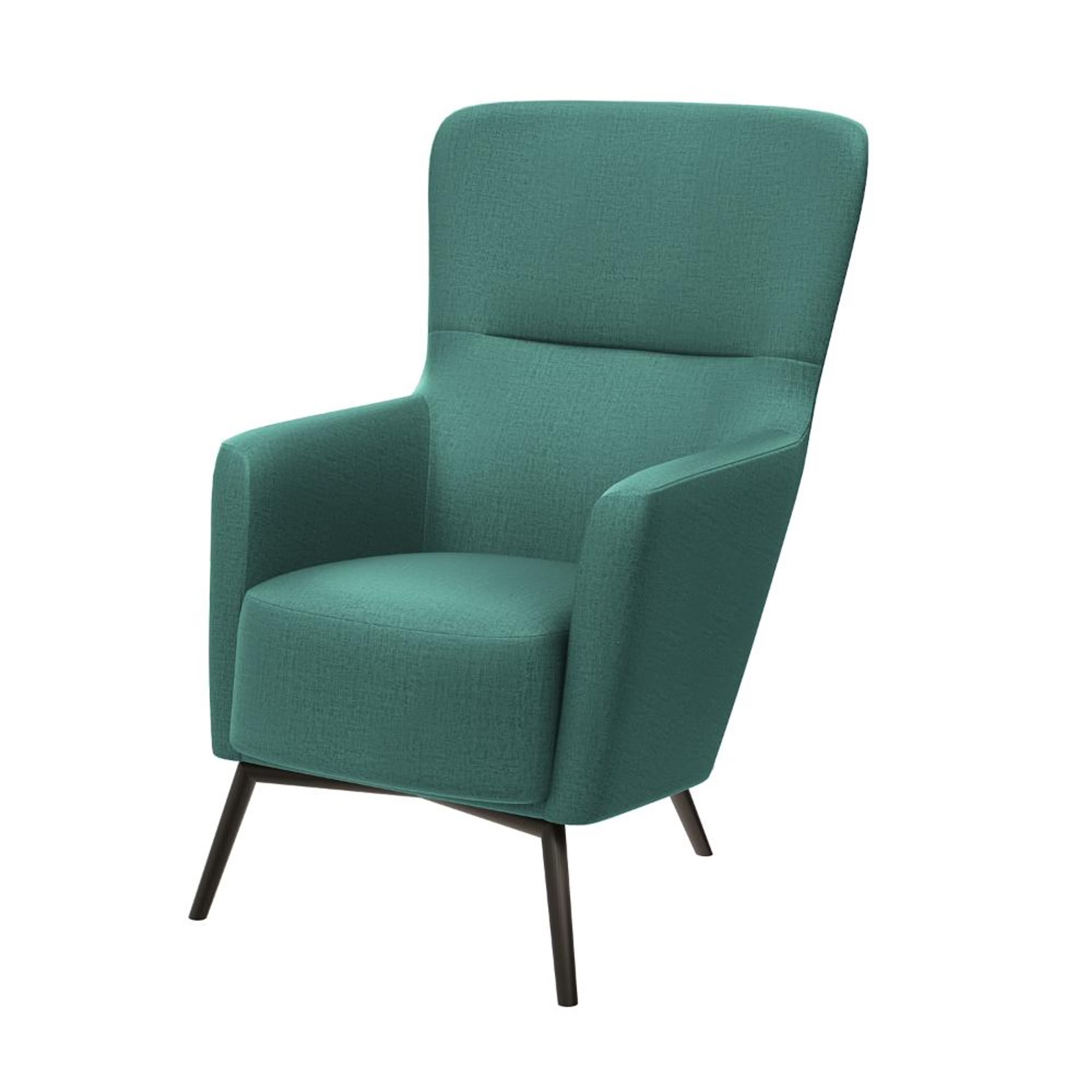 Wakefit Aruba Wing Chair Aqua Blue 3 Wakefit Aruba Wing Chair Aqua Blue