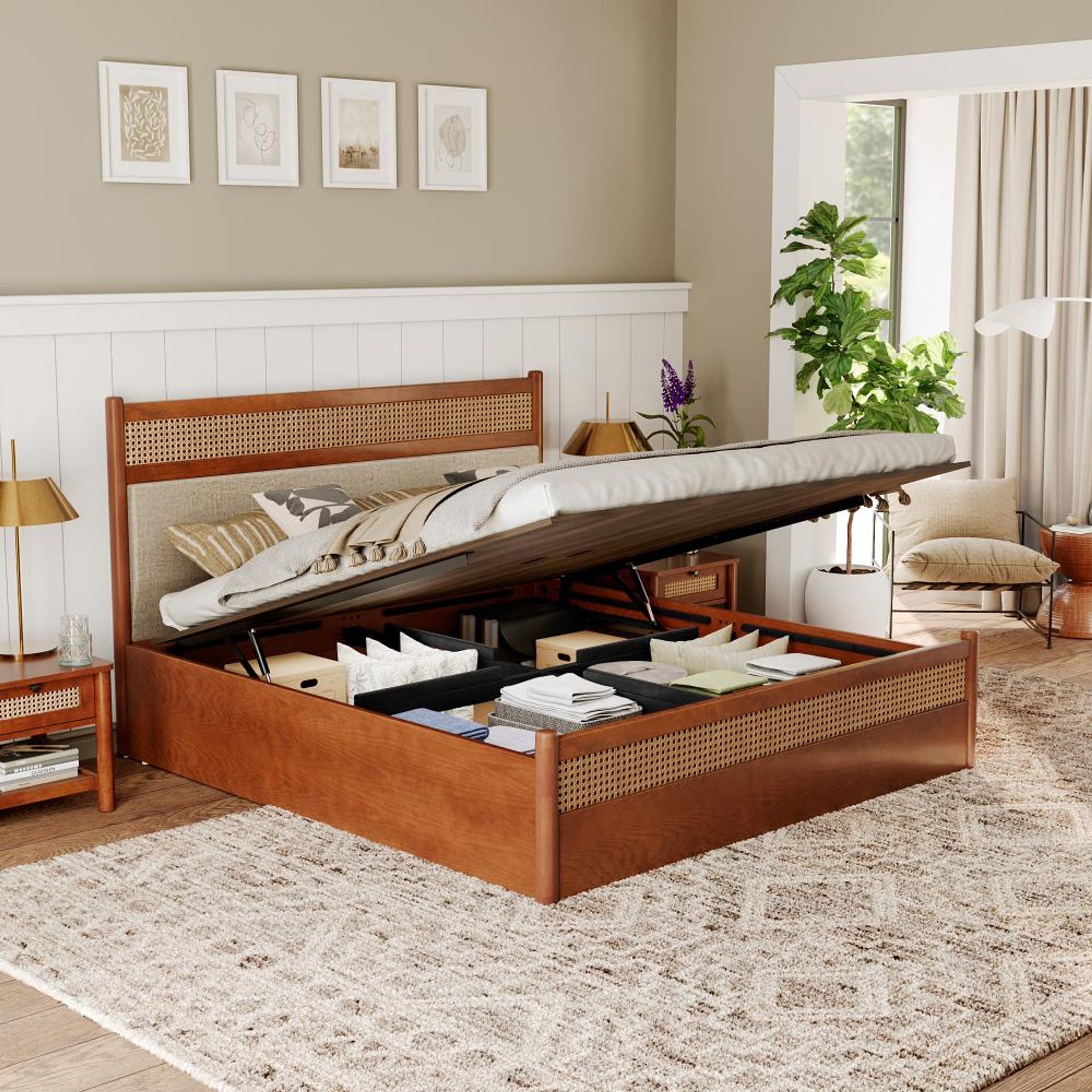 Wakefit Celestium King Hydraulic Storage Bed King - 78" x 72\