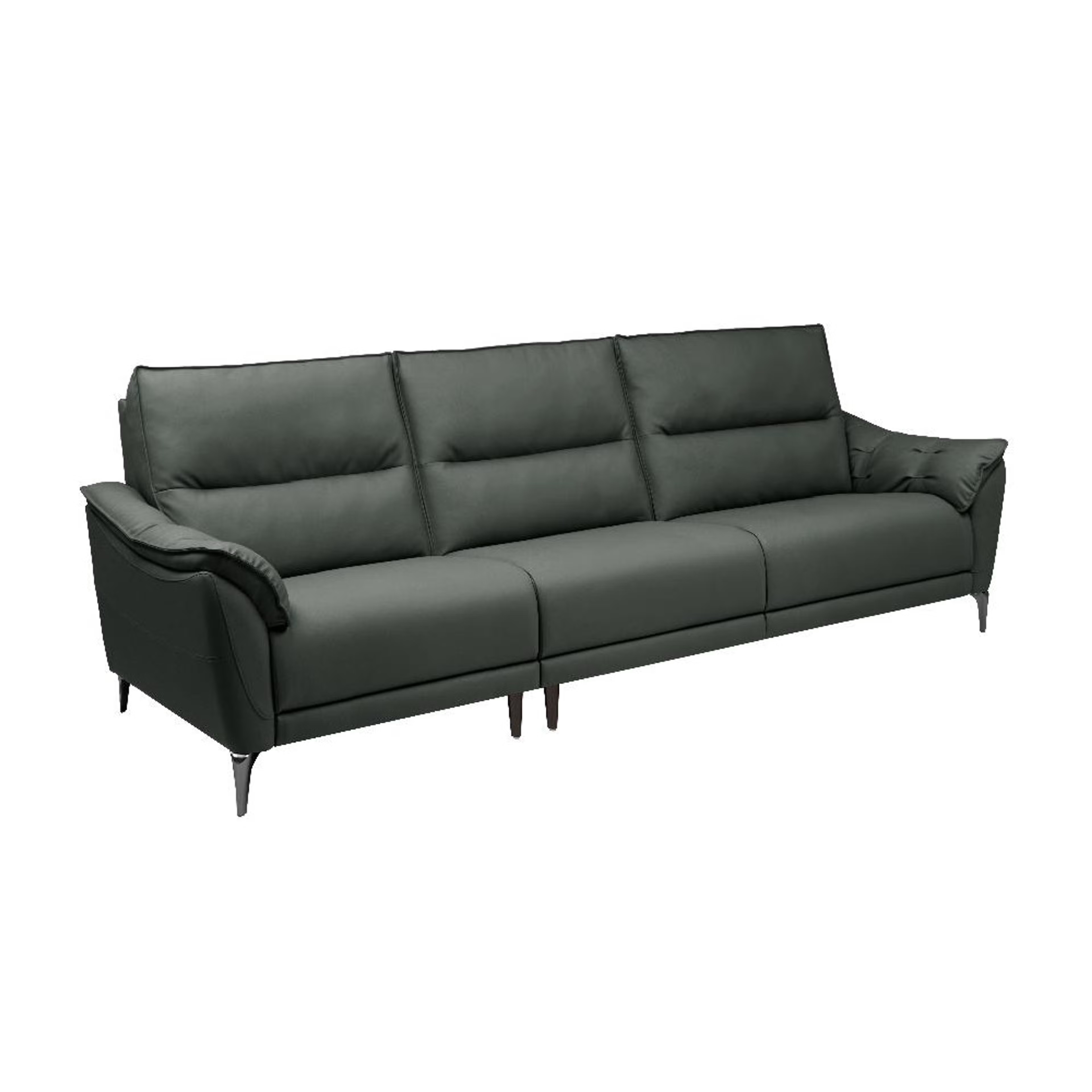 Home 38 Wakefit Tuvalu Large Sofa Without Motion - Three Seater Regular, Large, Without Motion, 3 Seater, Forest Green