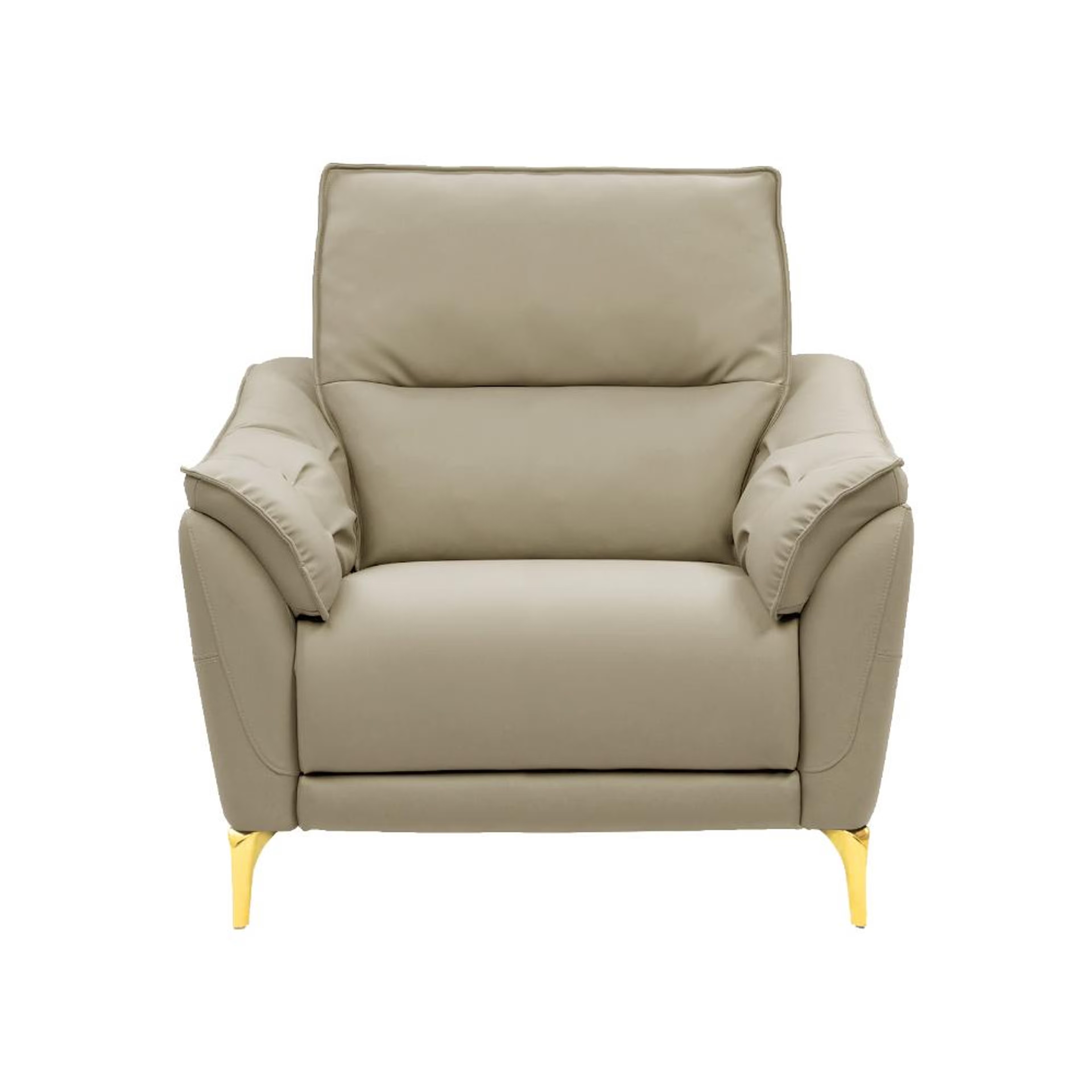 Home 35 Wakefit Tuvalu Large Sofa Without Motion - Single Seater Regular, Large, Without Motion, 1 Seater, Beige