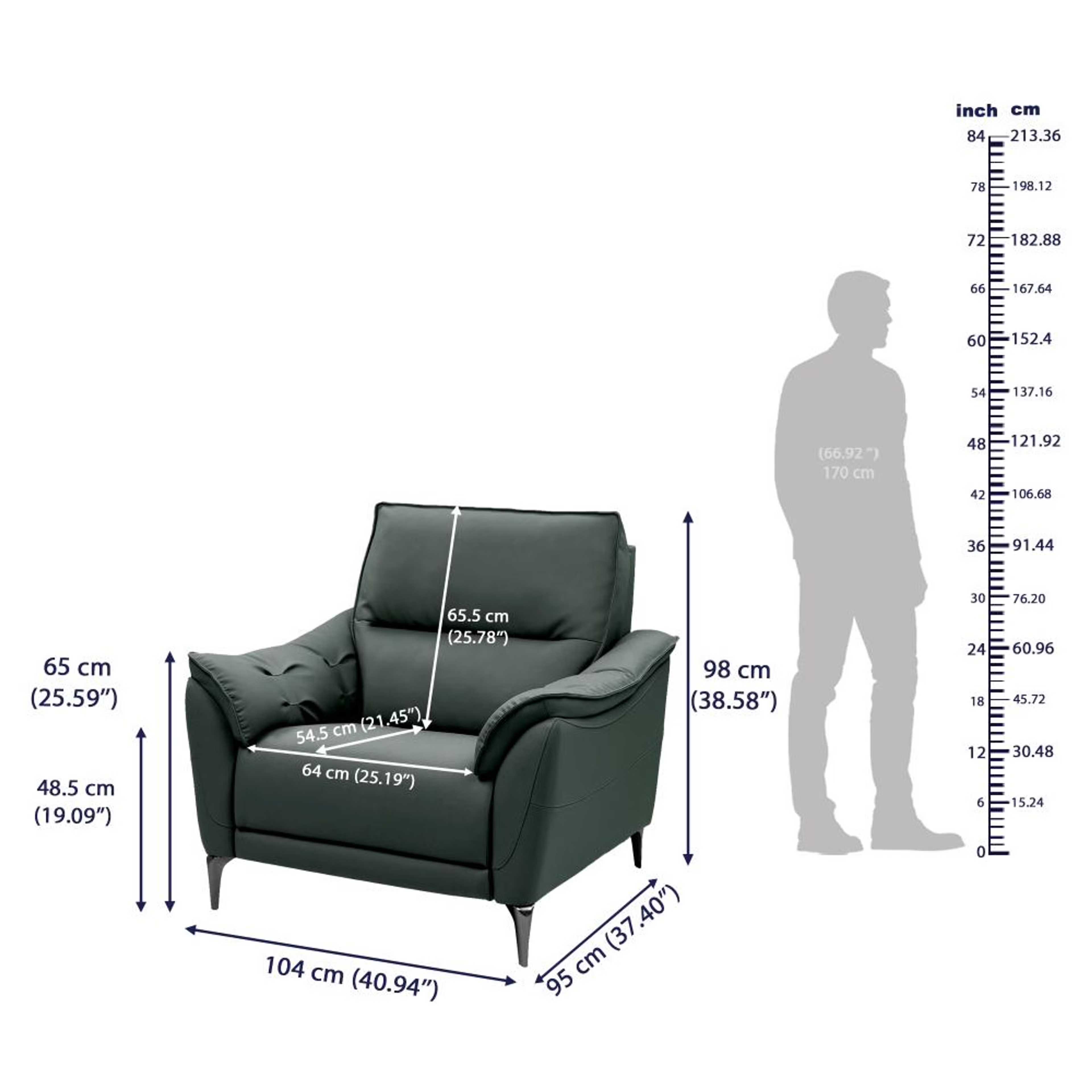 Wakefit Tuvalu Large Without Motion Sofa Set (2+1+1) Seater Regular, Large, Without Motion, Set (2+1+1), Forest Green 8 Wakefit Tuvalu Large Without Motion Sofa Set (2+1+1) Seater Regular, Large, Without Motion, Set (2+1+1), Forest Green