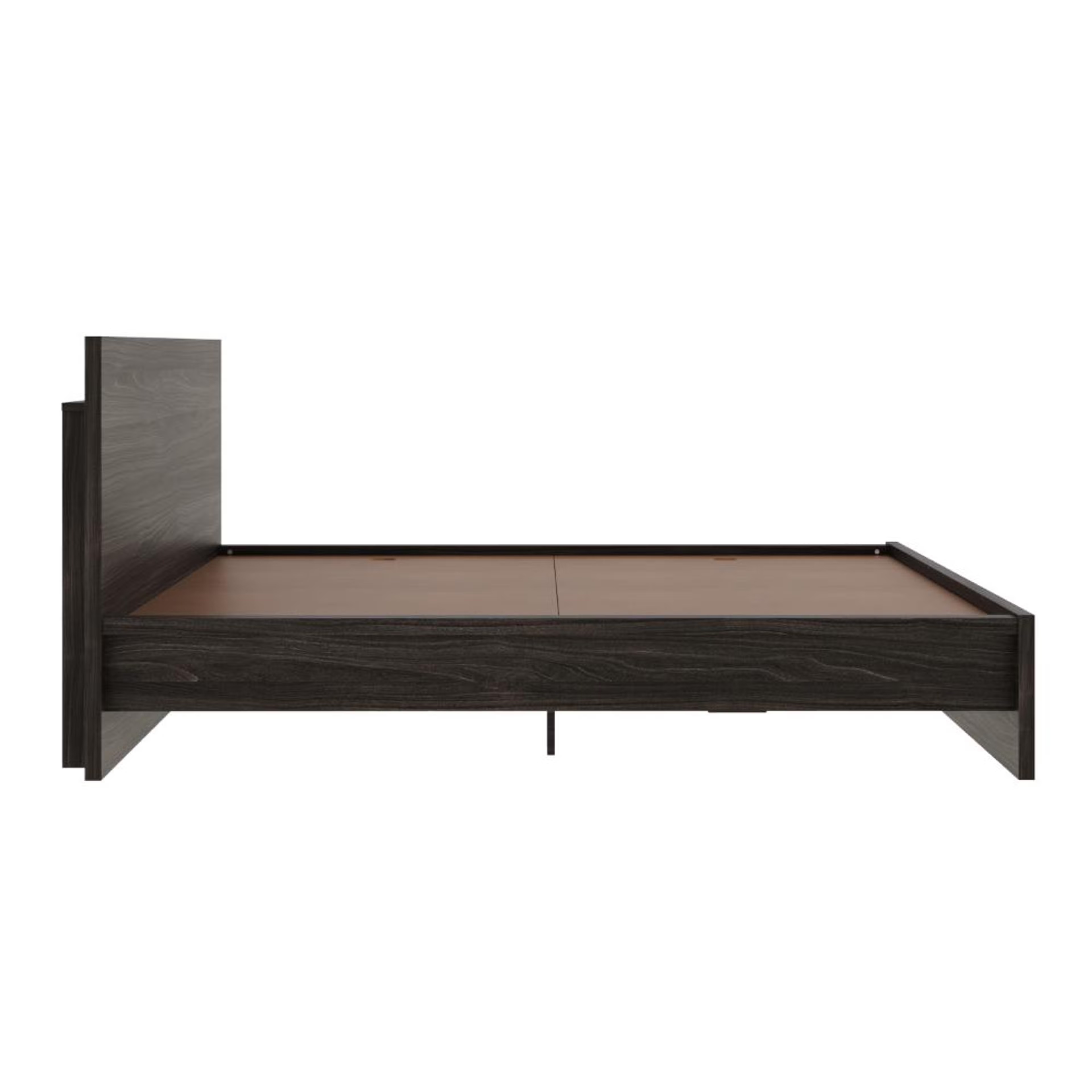 Home 38 Wakefit Centaur King size Non- Storage bed - Wyoming maple King - 78" x 72\