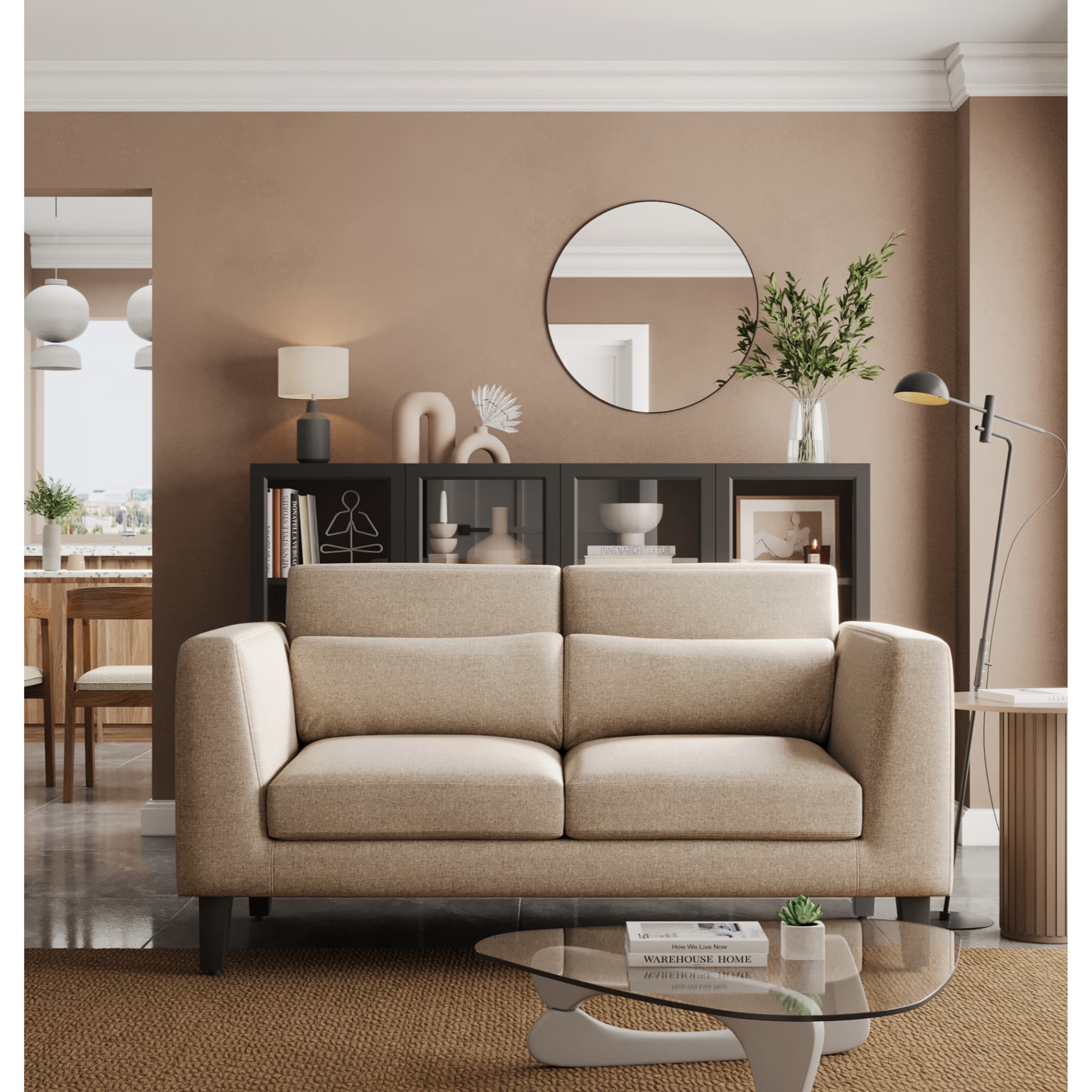 Home 39 Wakefit SnoozePro Sofa - Two Seater Regular, 2 Seater, Omega Pearl
