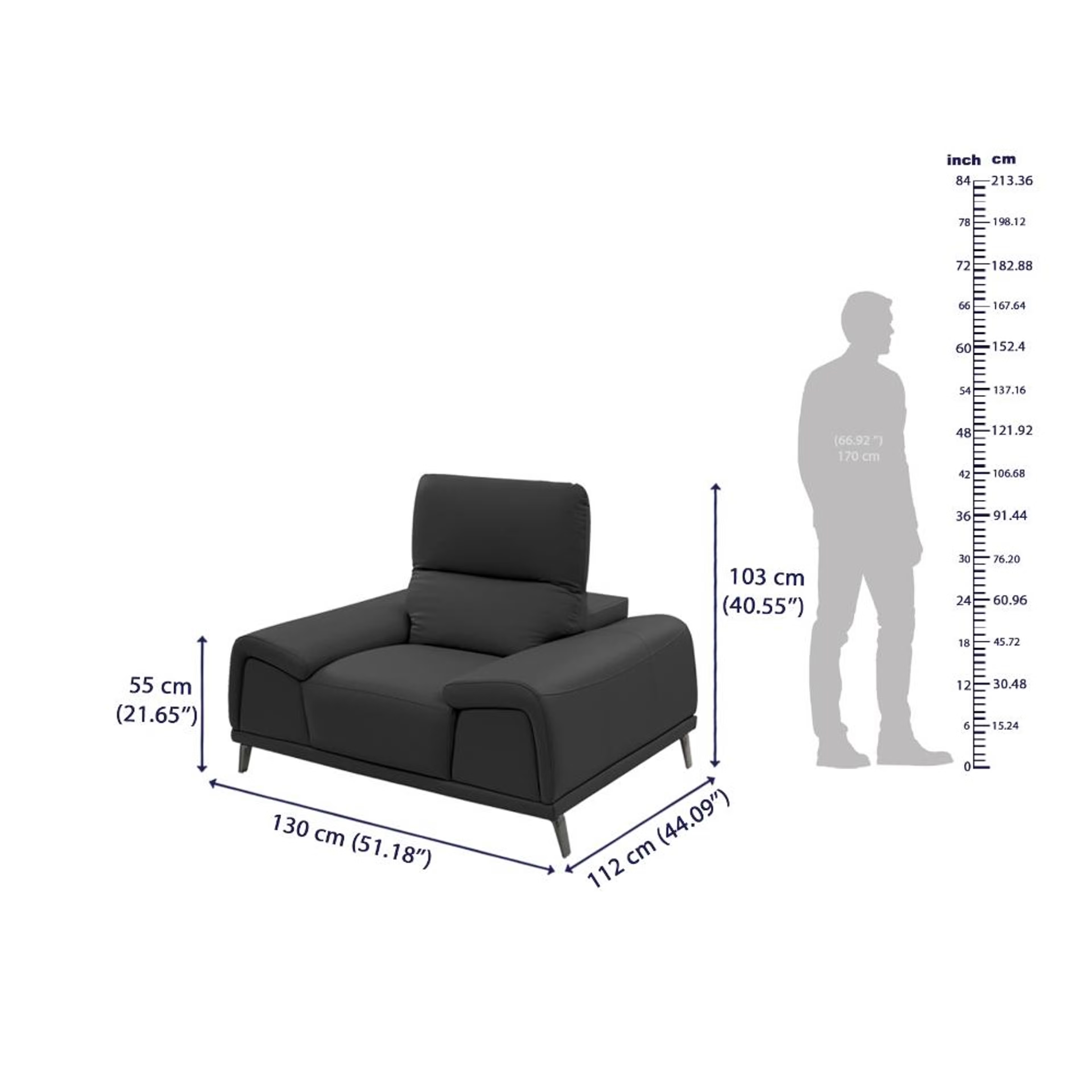 Wakefit Suva Sofa Set (3+2+1) Seater Regular, Set (3+2+1), Black 10 Wakefit Suva Sofa Set (3+2+1) Seater Regular, Set (3+2+1), Black