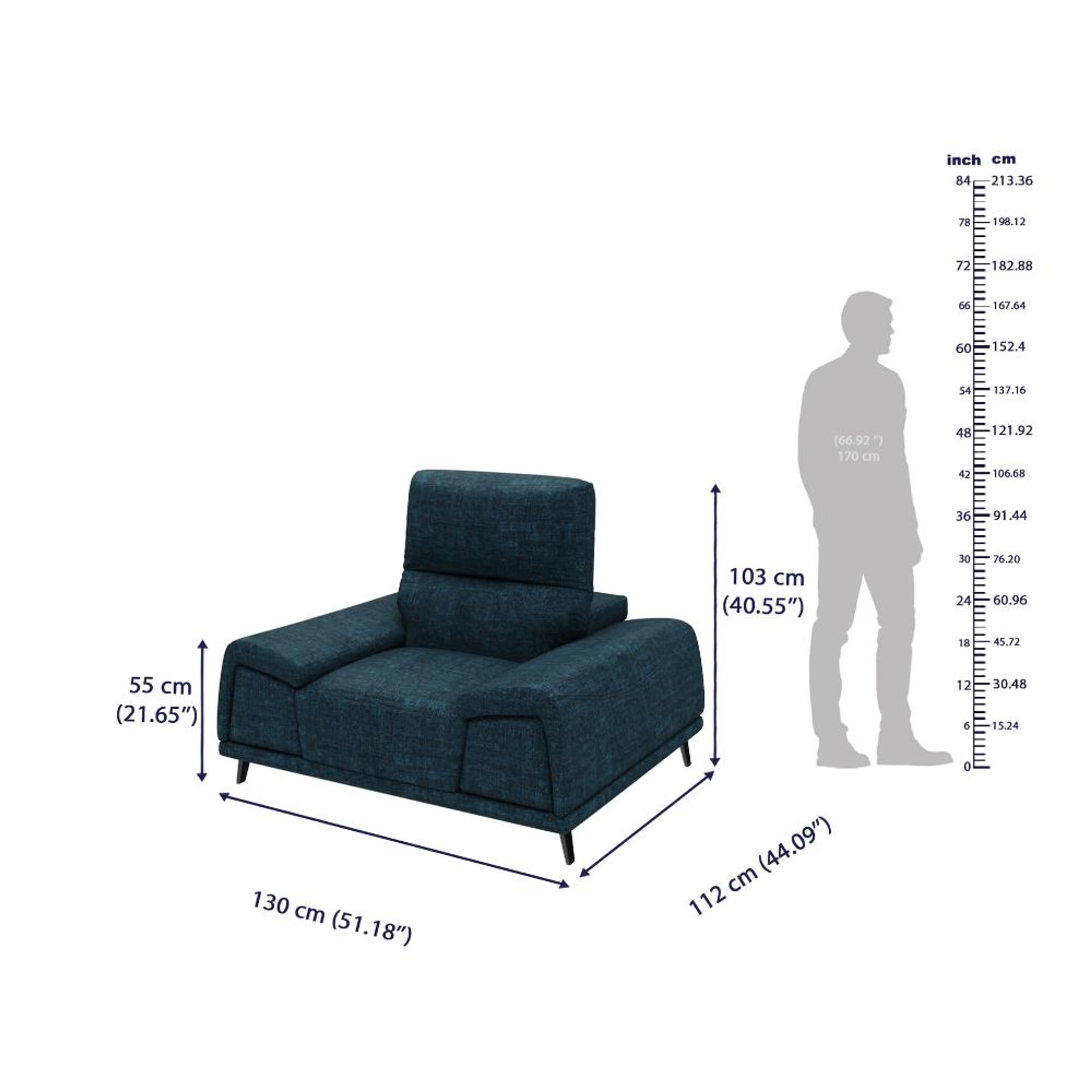 Wakefit Suva Sofa Set (3+1+1) Seater Regular, Set (3+1+1), Deep Ocean 9 Wakefit Suva Sofa Set (3+1+1) Seater Regular, Set (3+1+1), Deep Ocean