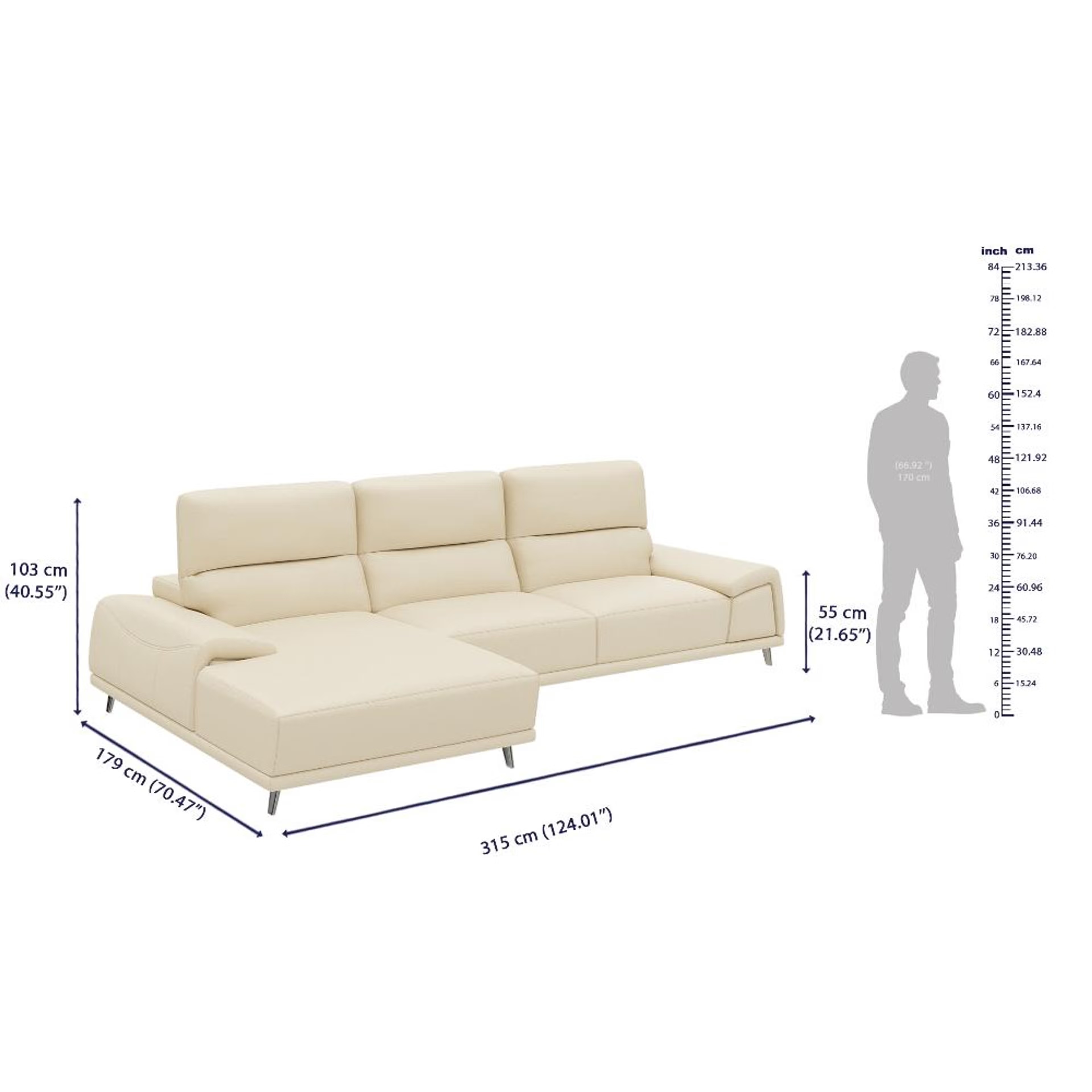 Wakefit Suva L Shape Sofa Set (3 Seater + Left Aligned Chaise) Sectional, Set (3 Seater + Left Aligned Chaise), Beige 9 Wakefit Suva L Shape Sofa Set (3 Seater + Left Aligned Chaise) Sectional, Set (3 Seater + Left Aligned Chaise), Beige