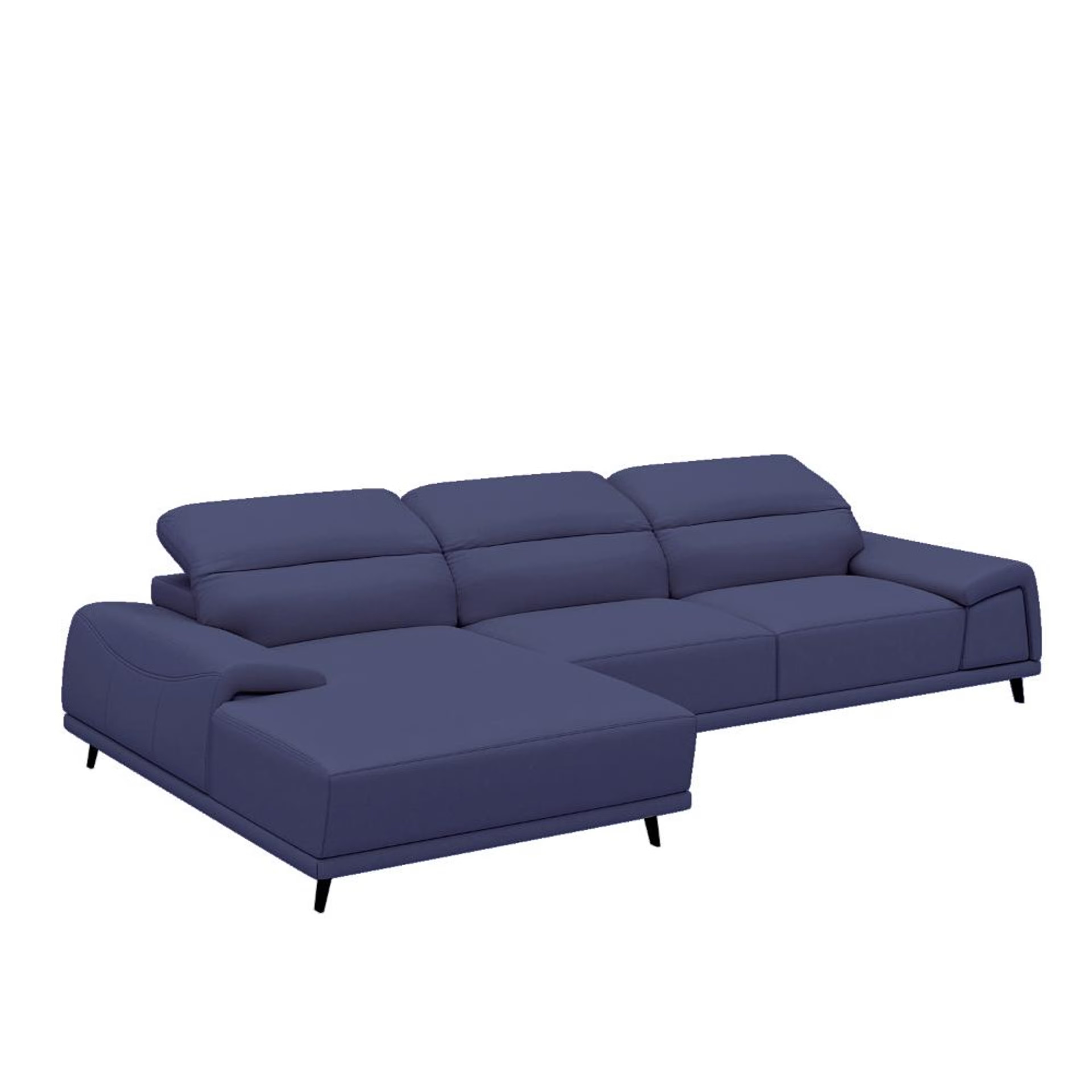 Wakefit Suva L Shape Sofa Set (3 Seater + Left Aligned Chaise) Sectional, Set (3 Seater + Left Aligned Chaise), Blue 4 Wakefit Suva L Shape Sofa Set (3 Seater + Left Aligned Chaise) Sectional, Set (3 Seater + Left Aligned Chaise), Blue