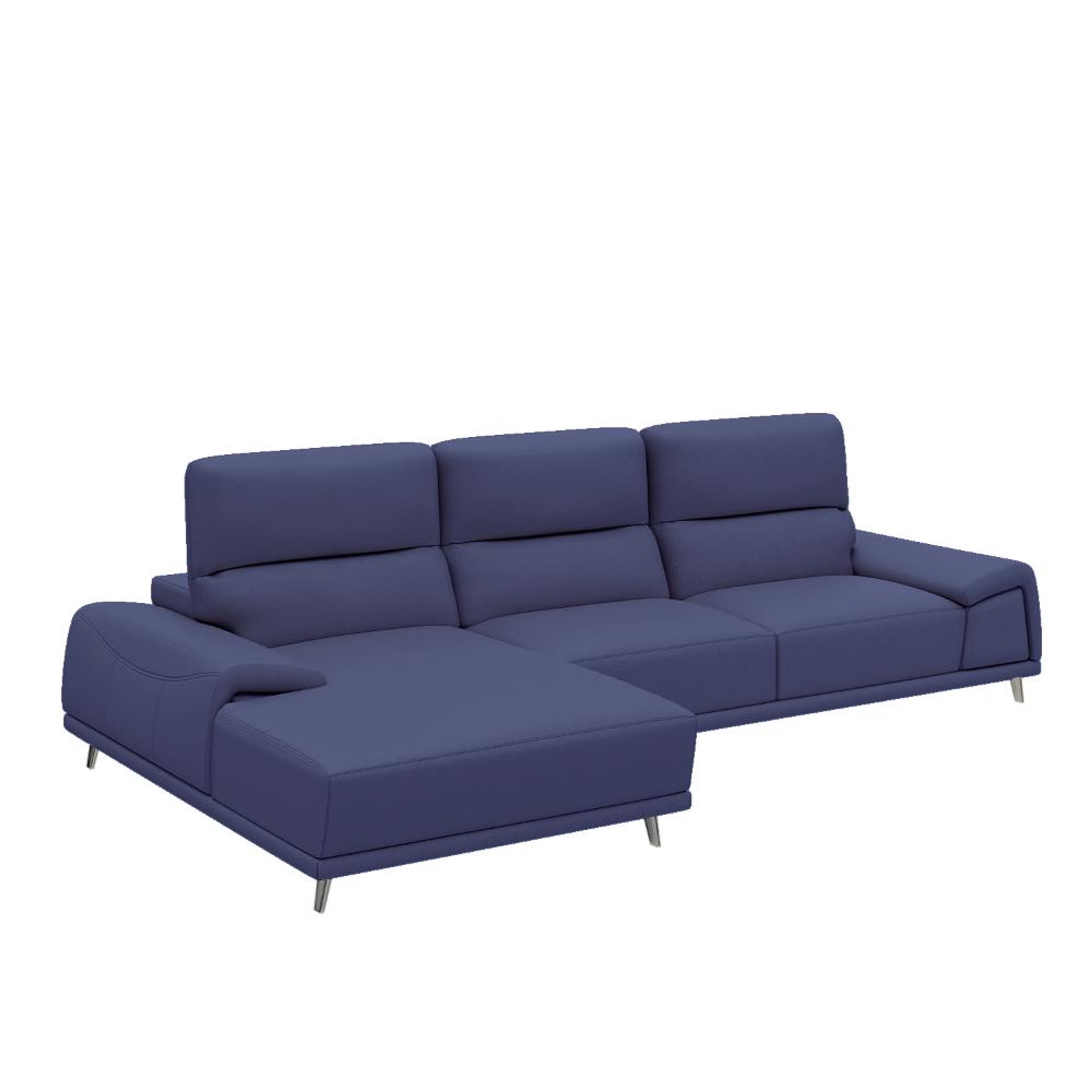 Wakefit Suva L Shape Sofa Set (3 Seater + Left Aligned Chaise) Sectional, Set (3 Seater + Left Aligned Chaise), Blue 5 Wakefit Suva L Shape Sofa Set (3 Seater + Left Aligned Chaise) Sectional, Set (3 Seater + Left Aligned Chaise), Blue