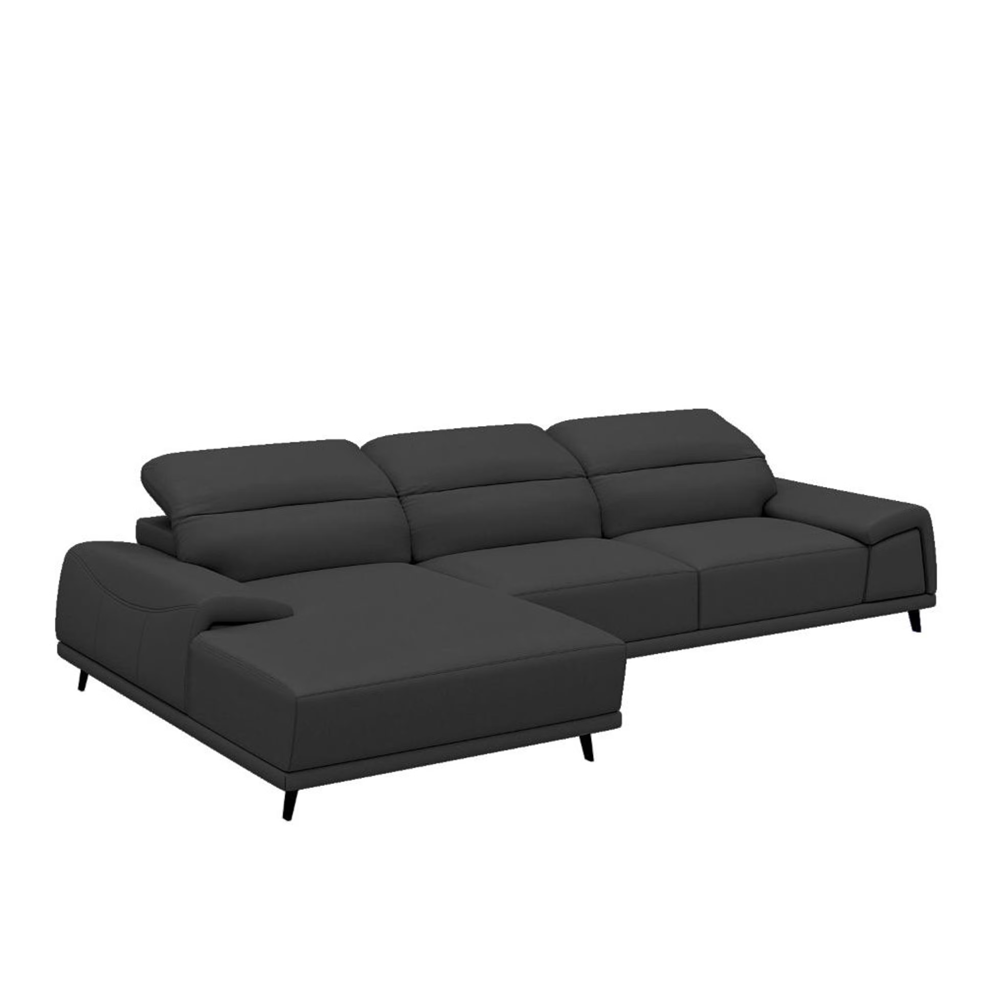 Wakefit Suva L Shape Sofa Set (3 Seater + Left Aligned Chaise) Sectional, Set (3 Seater + Left Aligned Chaise), Black 4 Wakefit Suva L Shape Sofa Set (3 Seater + Left Aligned Chaise) Sectional, Set (3 Seater + Left Aligned Chaise), Black