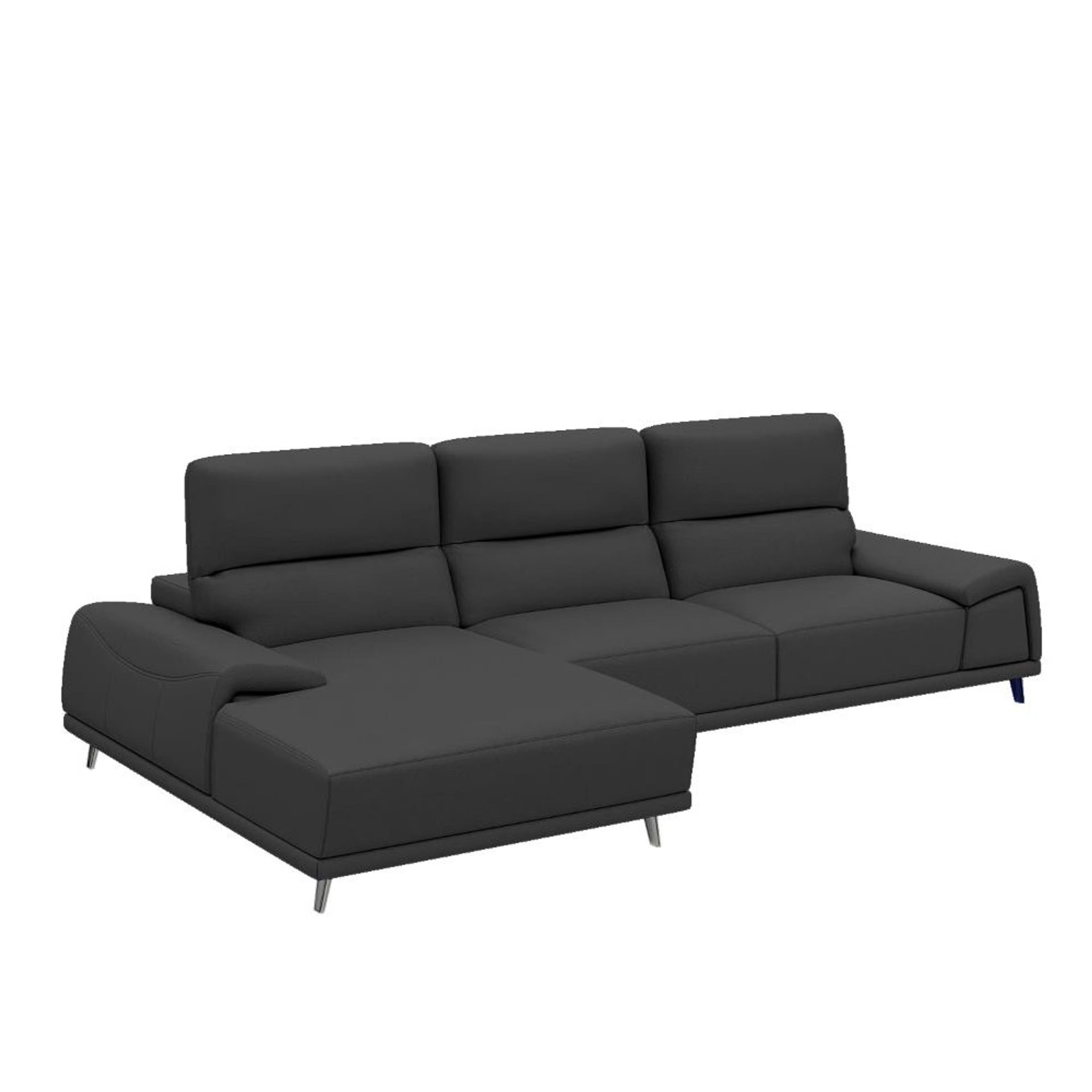 Wakefit Suva L Shape Sofa Set (3 Seater + Left Aligned Chaise) Sectional, Set (3 Seater + Left Aligned Chaise), Black 5 Wakefit Suva L Shape Sofa Set (3 Seater + Left Aligned Chaise) Sectional, Set (3 Seater + Left Aligned Chaise), Black