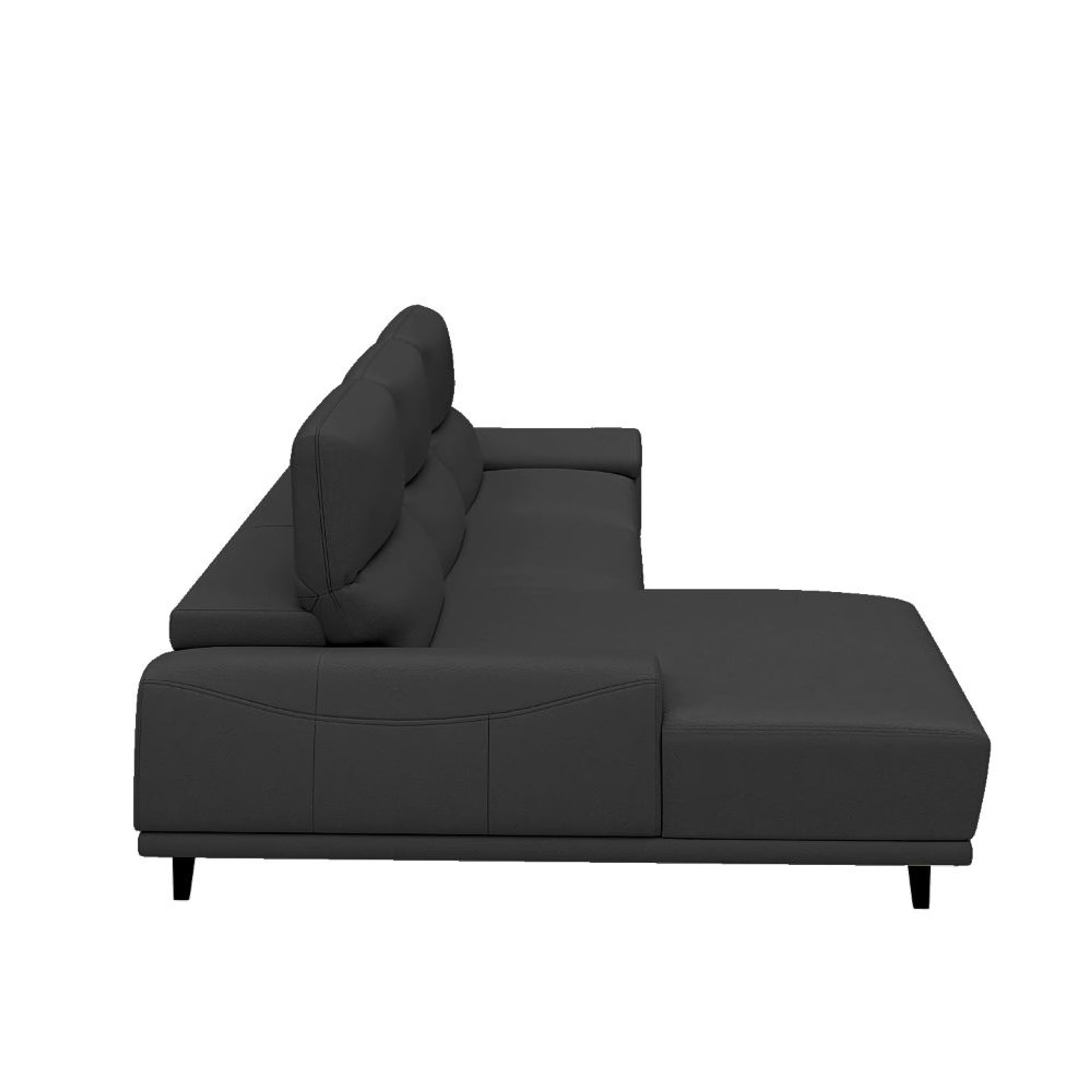 Wakefit Suva L Shape Sofa Set (3 Seater + Left Aligned Chaise) Sectional, Set (3 Seater + Left Aligned Chaise), Black 6 Wakefit Suva L Shape Sofa Set (3 Seater + Left Aligned Chaise) Sectional, Set (3 Seater + Left Aligned Chaise), Black