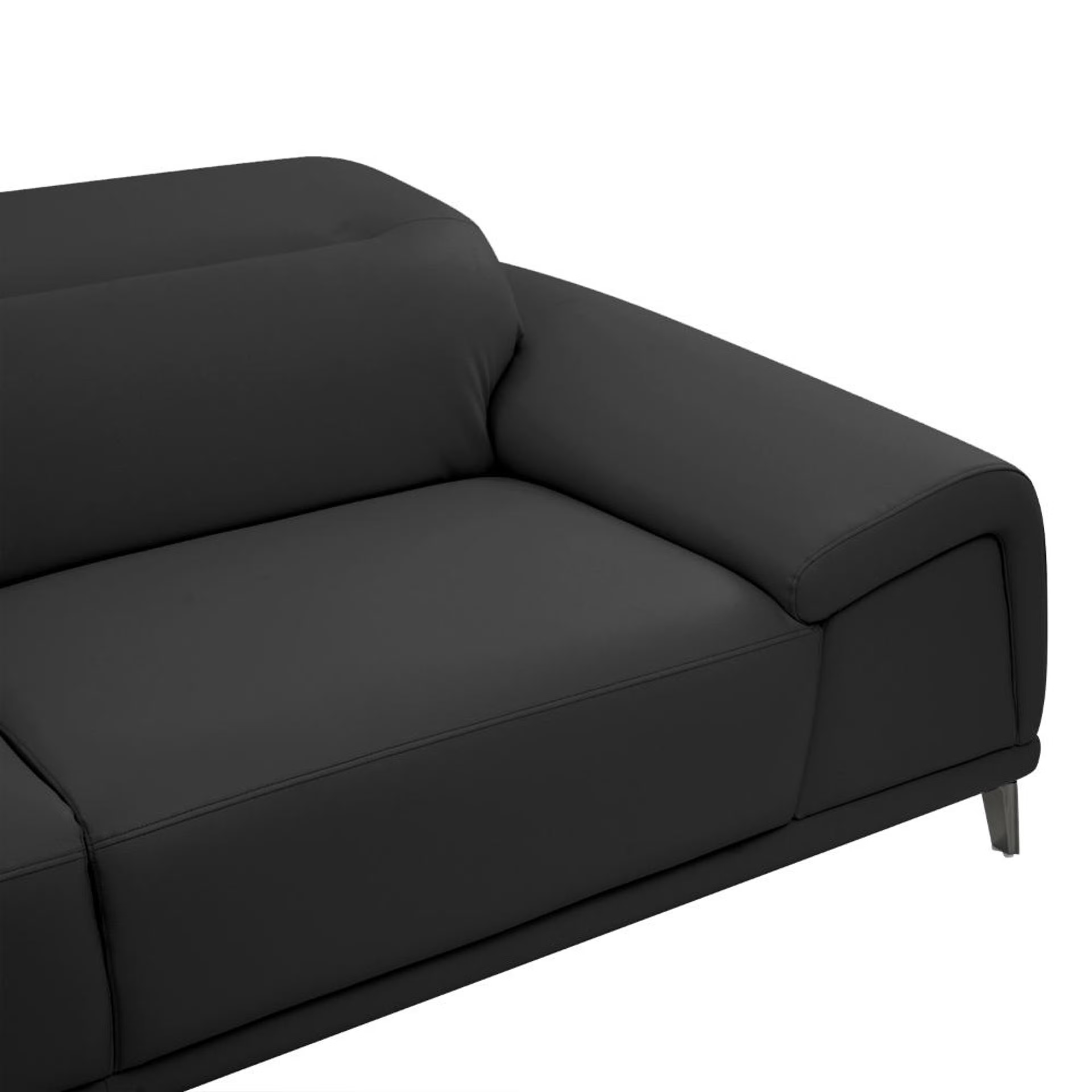Wakefit Suva L Shape Sofa Set (3 Seater + Left Aligned Chaise) Sectional, Set (3 Seater + Left Aligned Chaise), Black 9 Wakefit Suva L Shape Sofa Set (3 Seater + Left Aligned Chaise) Sectional, Set (3 Seater + Left Aligned Chaise), Black