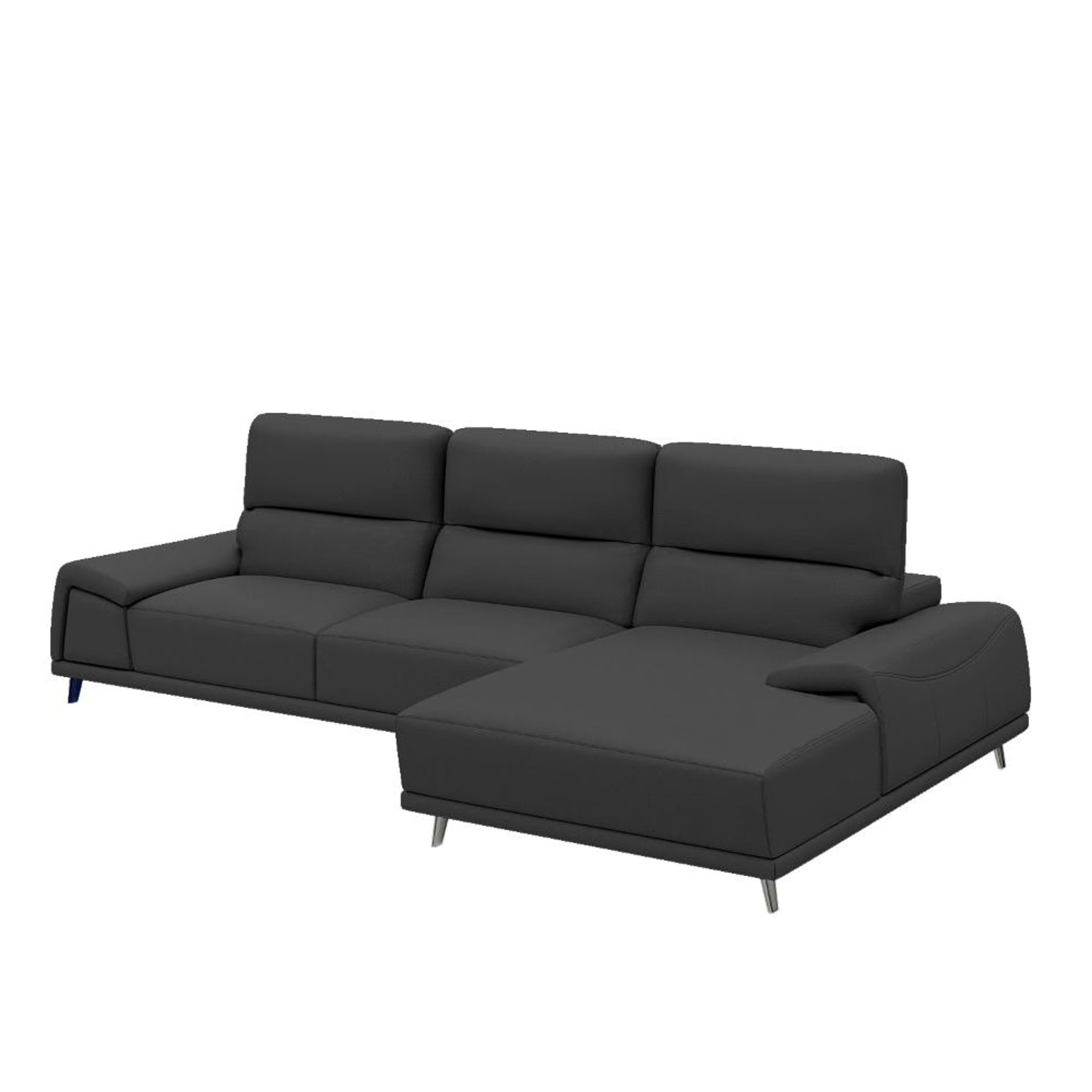 Wakefit Suva L Shape Sofa Set (3 Seater + Right Aligned Chaise) Sectional, Set (3 Seater + Right Aligned Chaise), Black 5 Wakefit Suva L Shape Sofa Set (3 Seater + Right Aligned Chaise) Sectional, Set (3 Seater + Right Aligned Chaise), Black