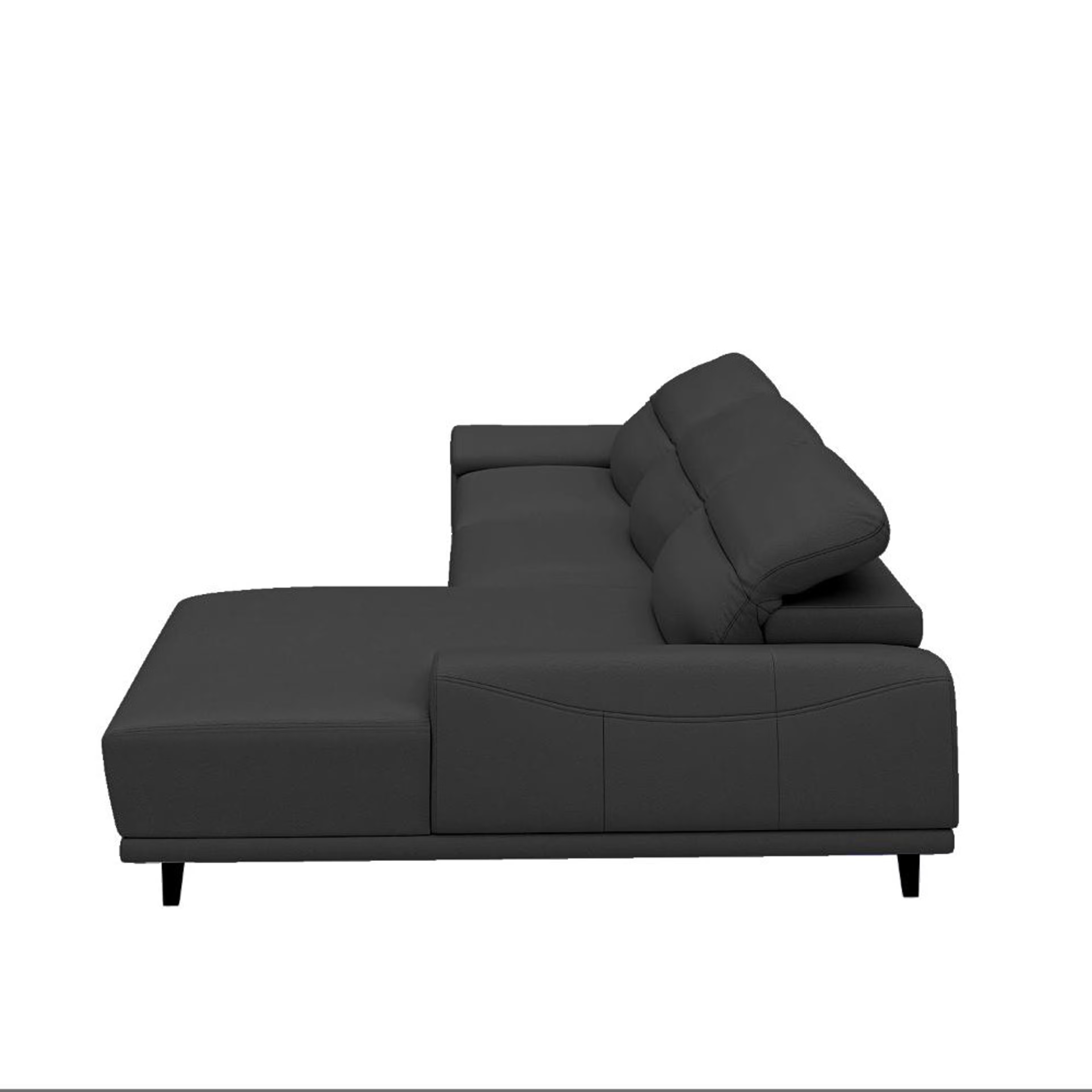 Wakefit Suva L Shape Sofa Set (3 Seater + Right Aligned Chaise) Sectional, Set (3 Seater + Right Aligned Chaise), Black 6 Wakefit Suva L Shape Sofa Set (3 Seater + Right Aligned Chaise) Sectional, Set (3 Seater + Right Aligned Chaise), Black