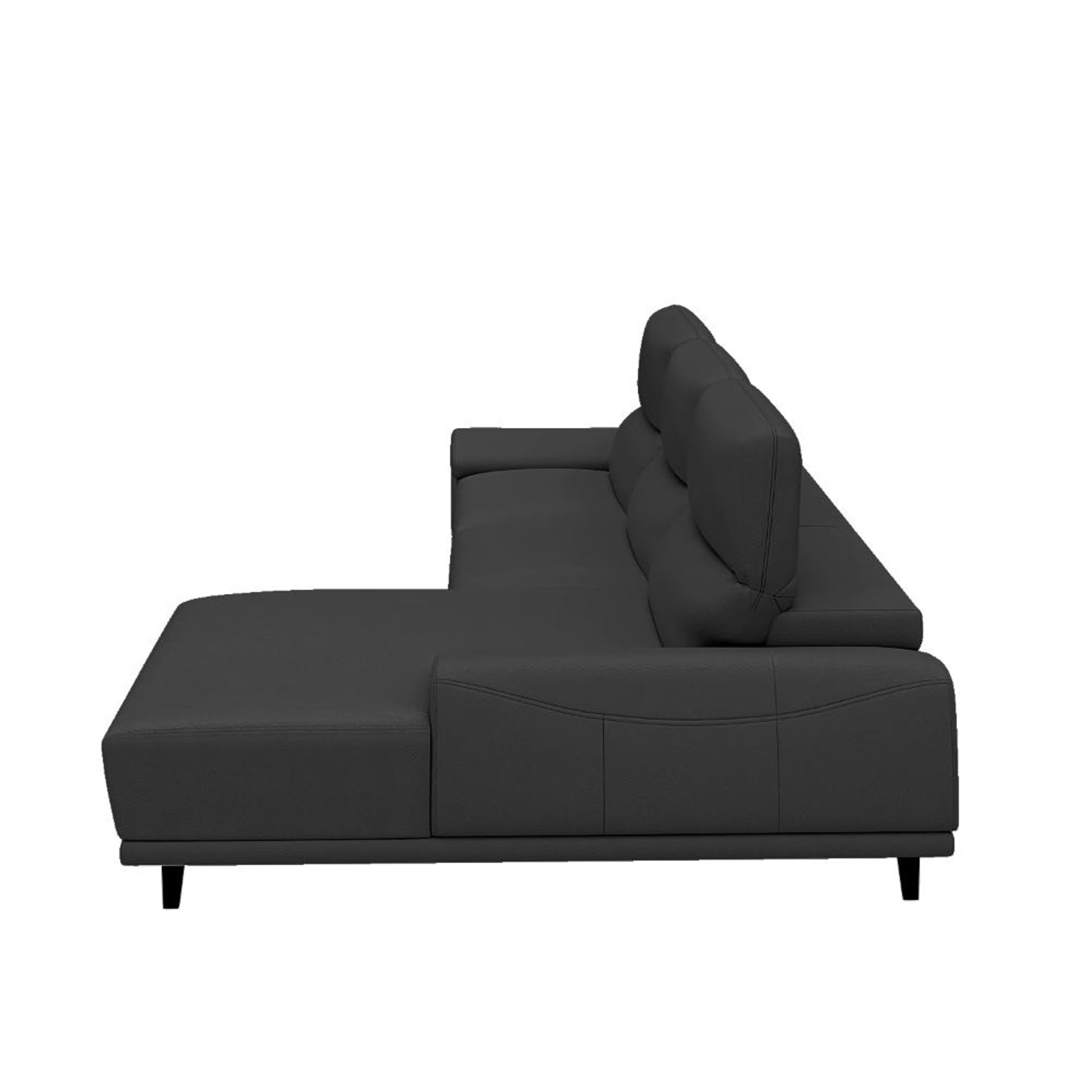 Wakefit Suva L Shape Sofa Set (3 Seater + Right Aligned Chaise) Sectional, Set (3 Seater + Right Aligned Chaise), Black 7 Wakefit Suva L Shape Sofa Set (3 Seater + Right Aligned Chaise) Sectional, Set (3 Seater + Right Aligned Chaise), Black