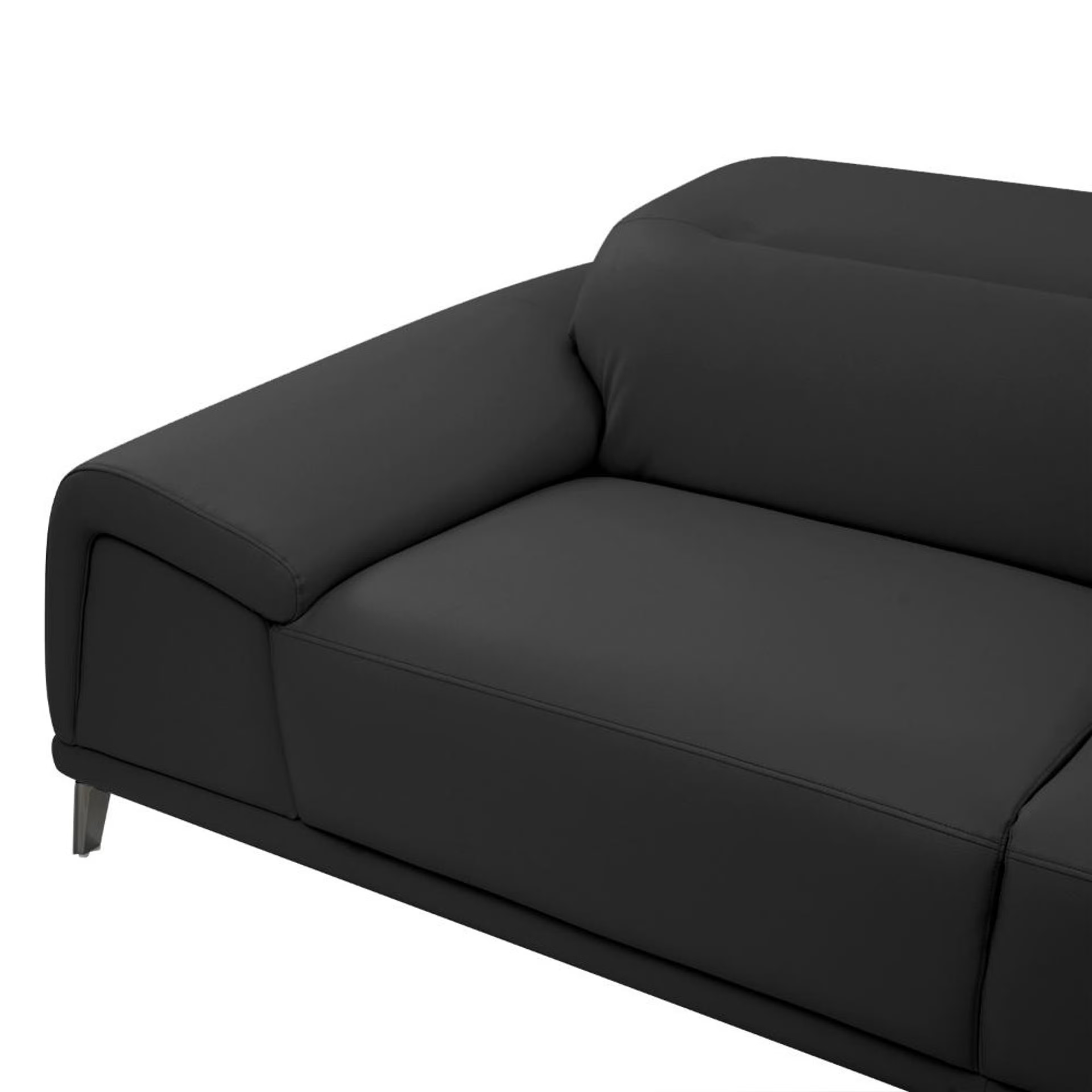 Wakefit Suva L Shape Sofa Set (3 Seater + Right Aligned Chaise) Sectional, Set (3 Seater + Right Aligned Chaise), Black 9 Wakefit Suva L Shape Sofa Set (3 Seater + Right Aligned Chaise) Sectional, Set (3 Seater + Right Aligned Chaise), Black