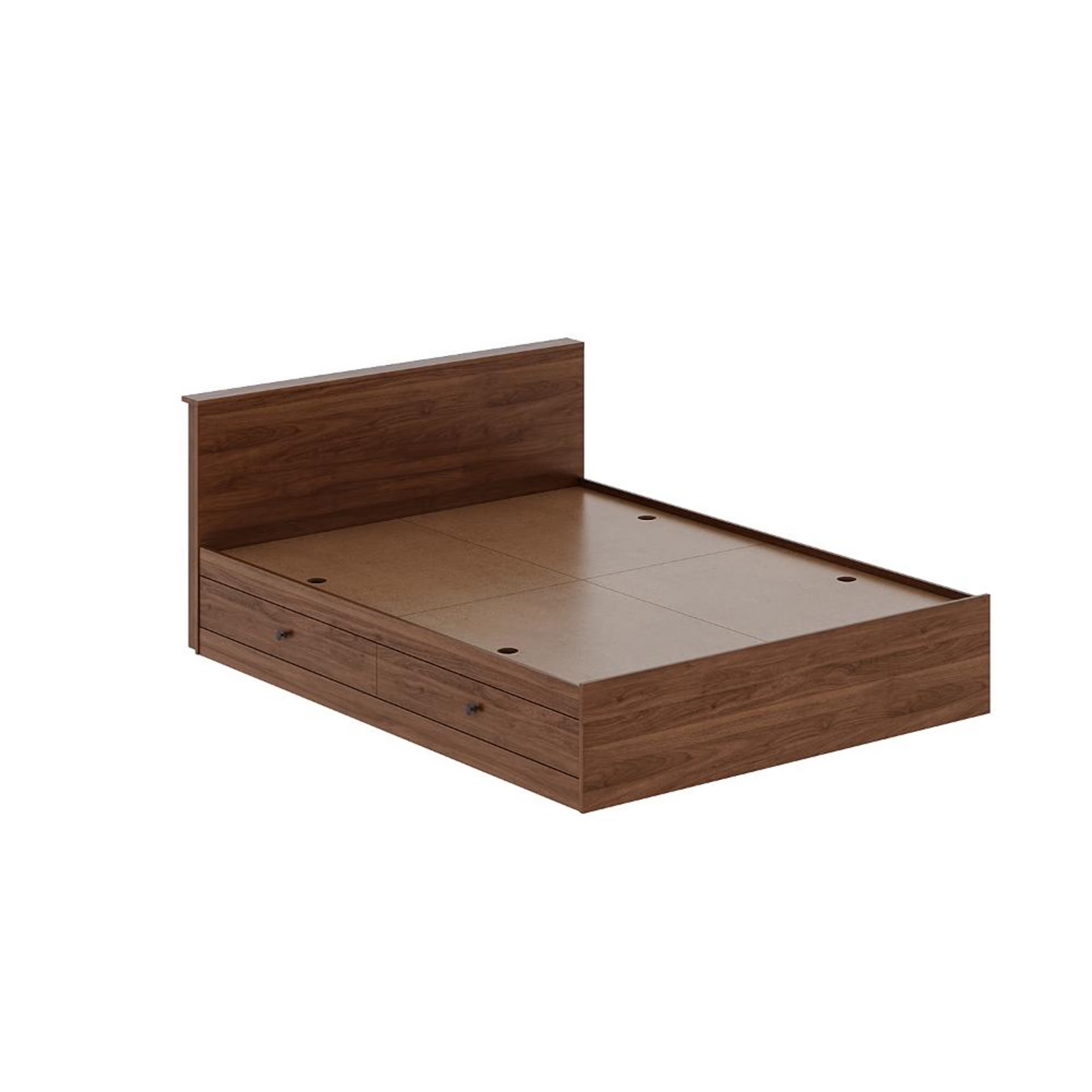 Wakefit Taurus Queen Side Storage Engineered Wood Bed Columbian walnut Queen - 78" x 60 5 Wakefit Taurus Queen Side Storage Engineered Wood Bed Columbian walnut Queen - 78" x 60\