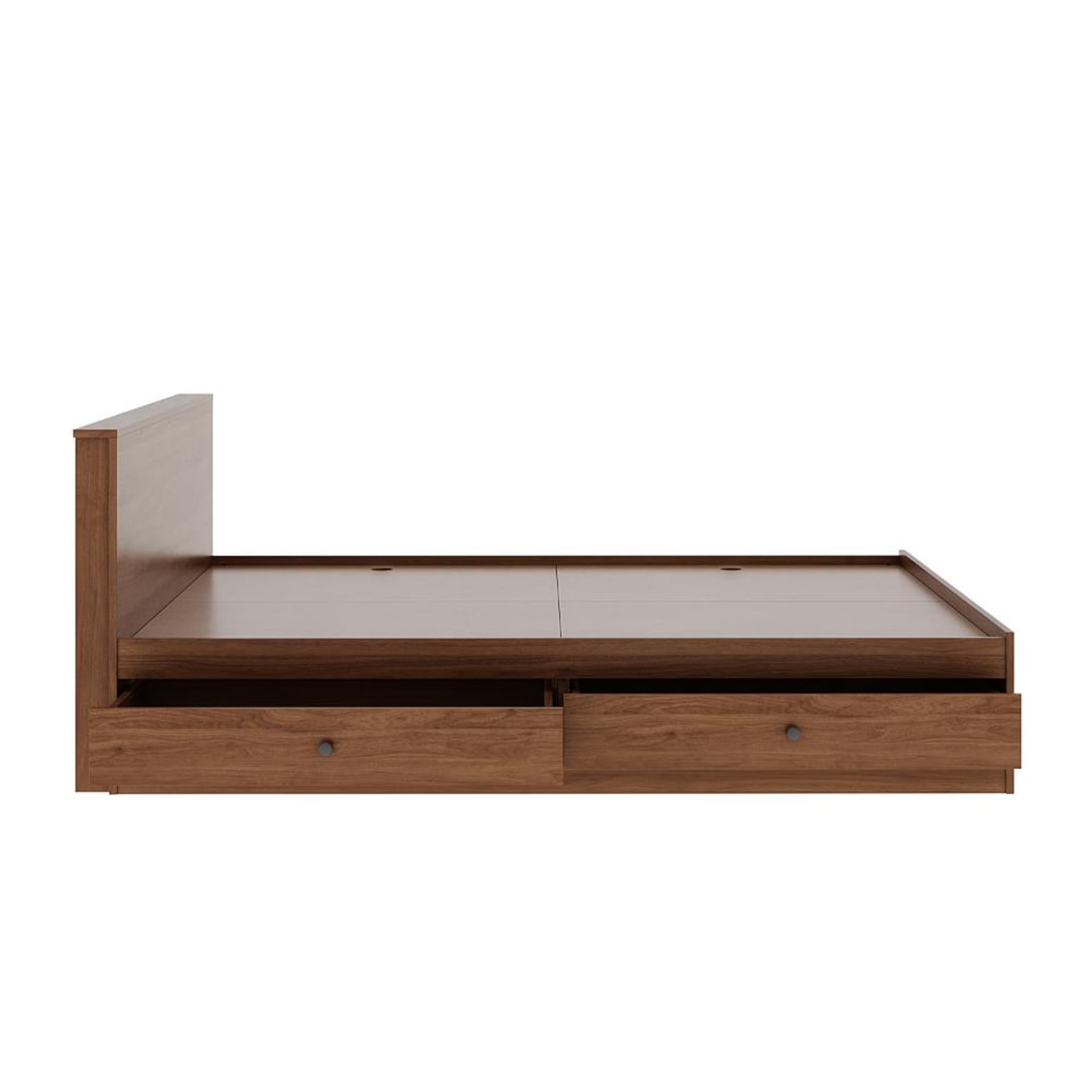 Wakefit Taurus Queen Side Storage Engineered Wood Bed Columbian walnut Queen - 78" x 60 7 Wakefit Taurus Queen Side Storage Engineered Wood Bed Columbian walnut Queen - 78" x 60\