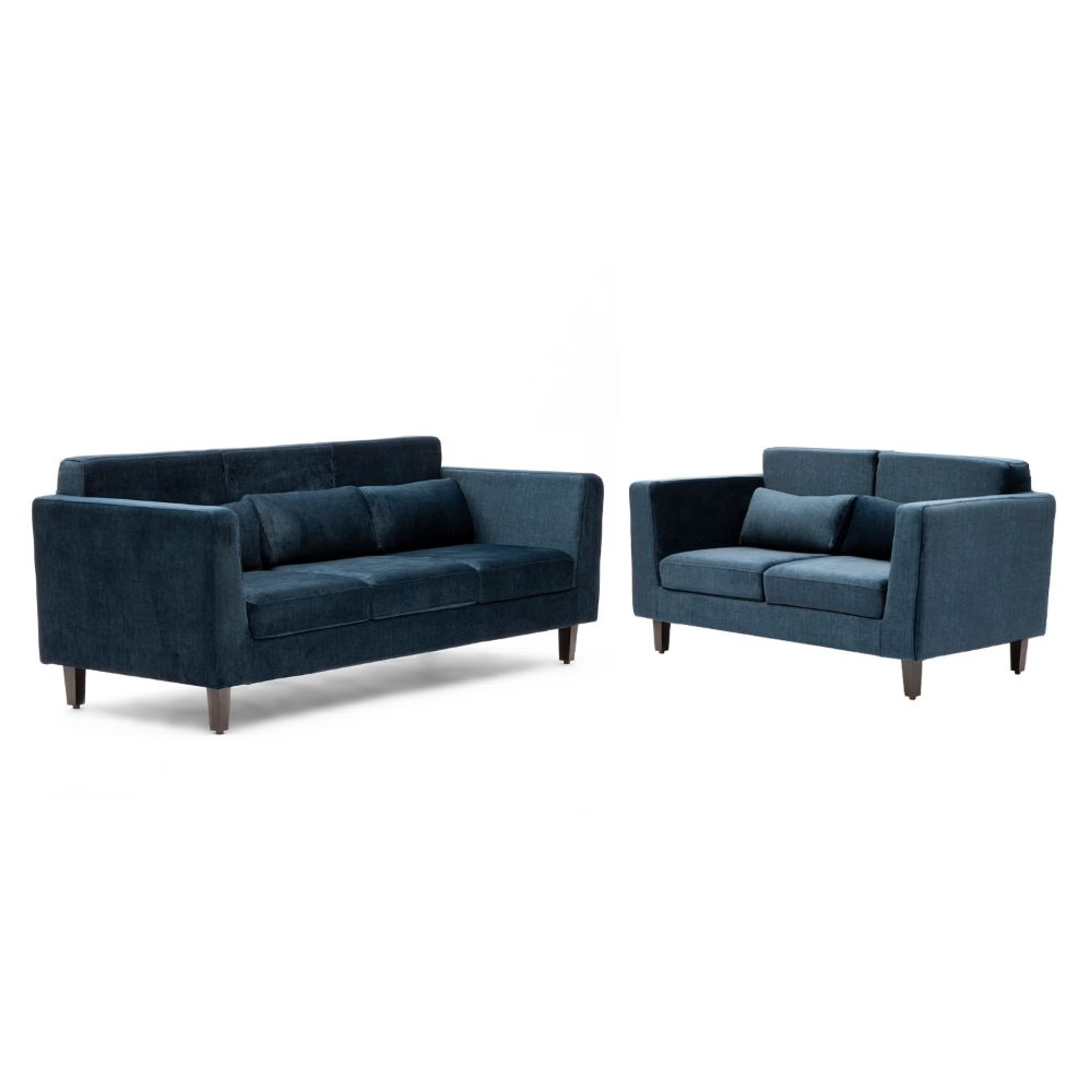 Home 28 Wakefit Snoozepro Plus Sofa Set - (3+2) Vogue Deep Ocean Regular, 3 Seater + 2 Seater, Deep Ocean