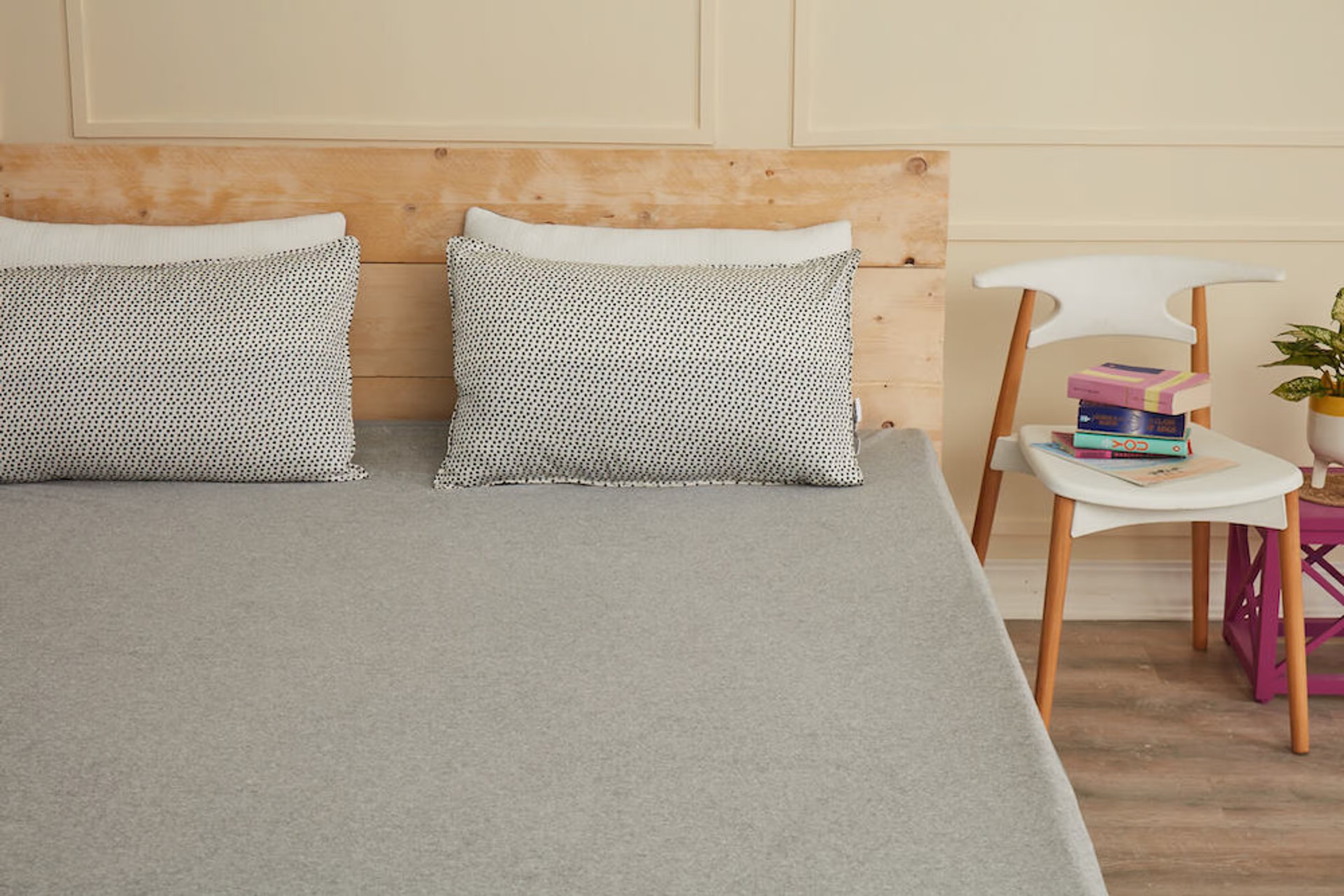 Water Proof Terry Cotton Mattress Protector | Grey | Machine Washable | Super Soft Diwan - 72" x 48 2 Water Proof Terry Cotton Mattress Protector | Grey | Machine Washable | Super Soft Diwan - 72" x 48\