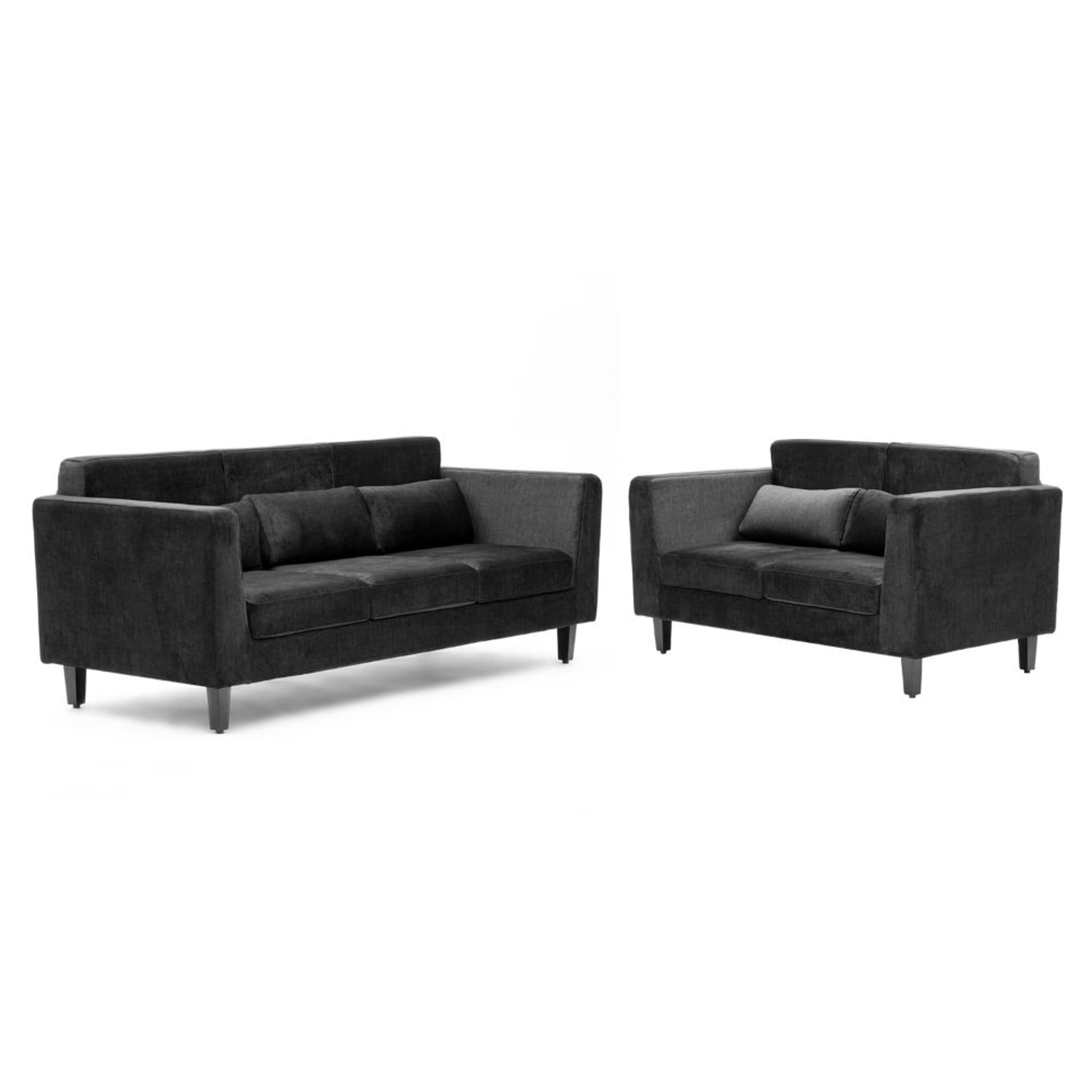 Wakefit Snoozepro Plus Sofa Set - (3+2) Regular, 3 Seater + 2 Seater, Graphite