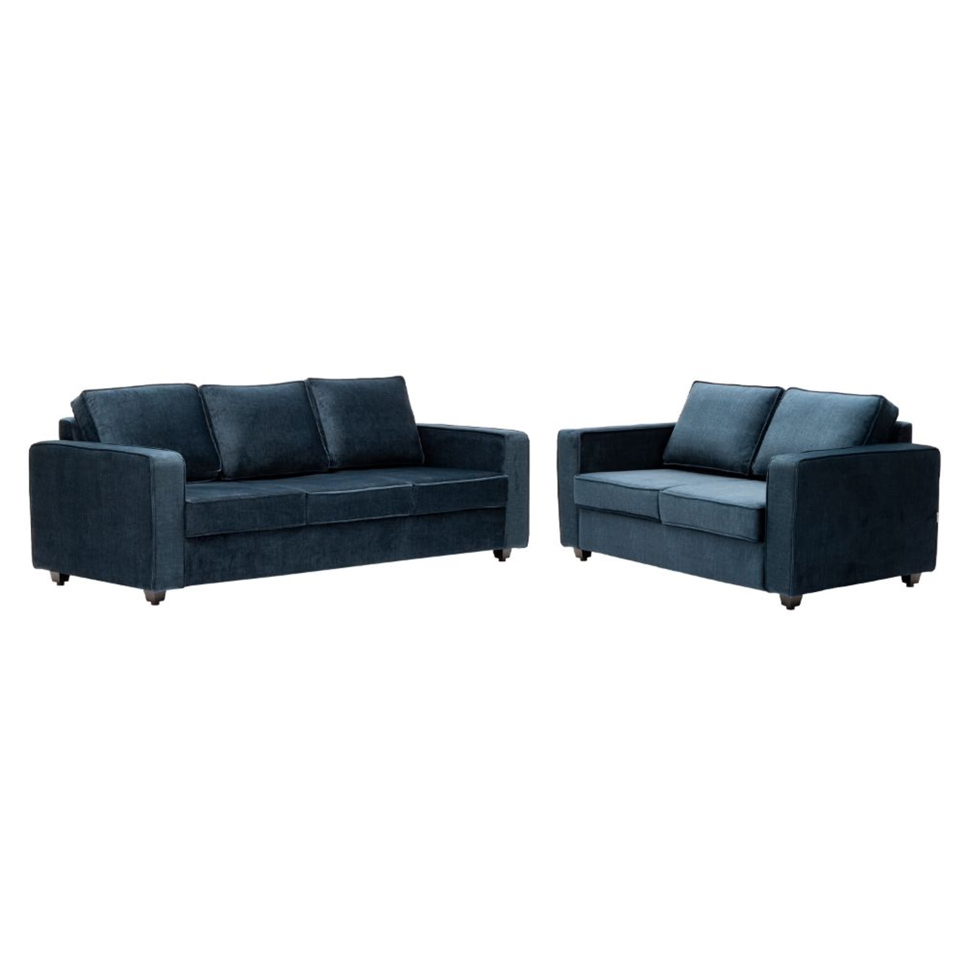 Home 25 Wakefit Napper Plus Sofa Set - (3+2) Vogue Deep Ocean Regular, Set (3+2), Deep Ocean