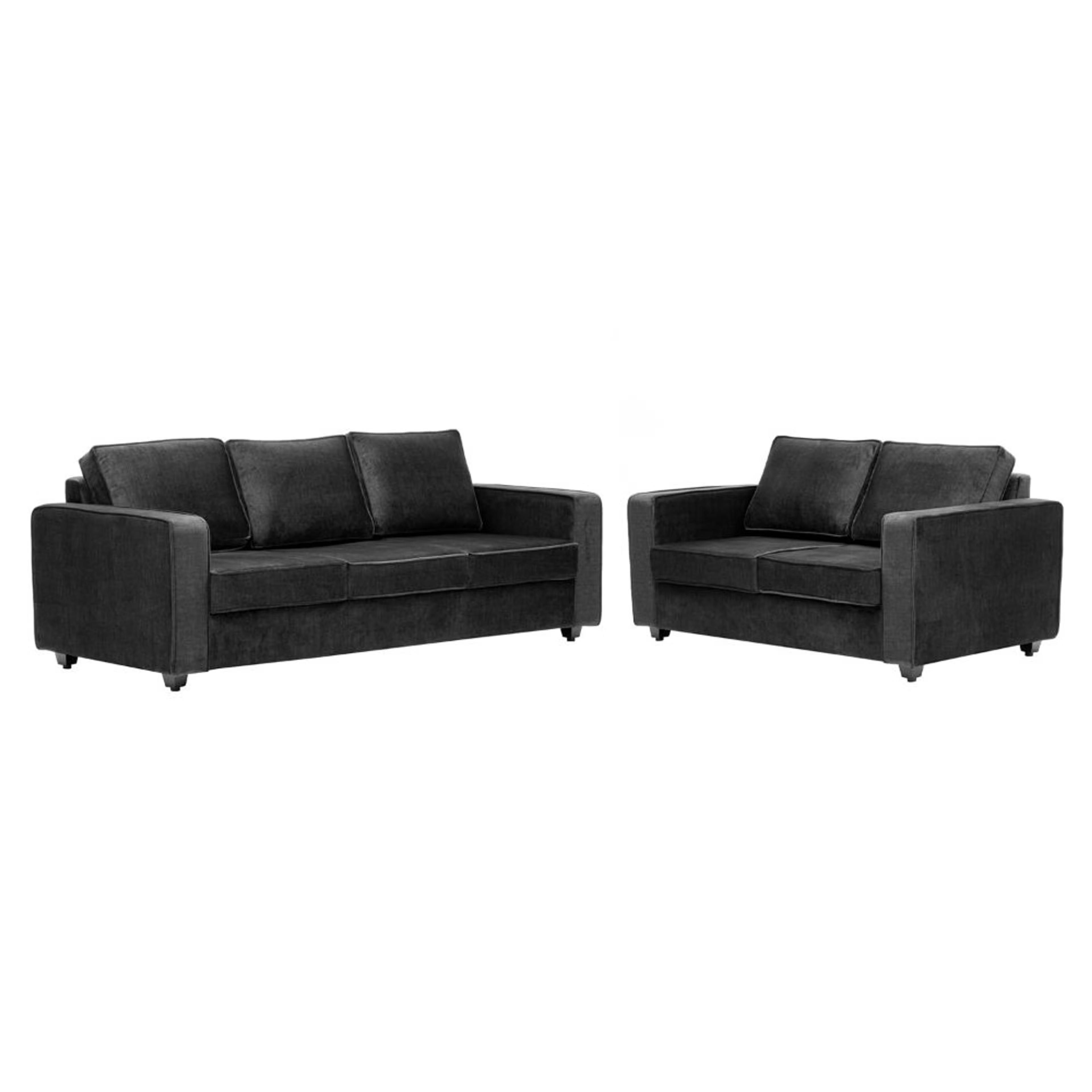 Home 25 Wakefit Napper Plus Sofa Set - (3+2) Vogue Graphite Regular, Set (3+2), Graphite