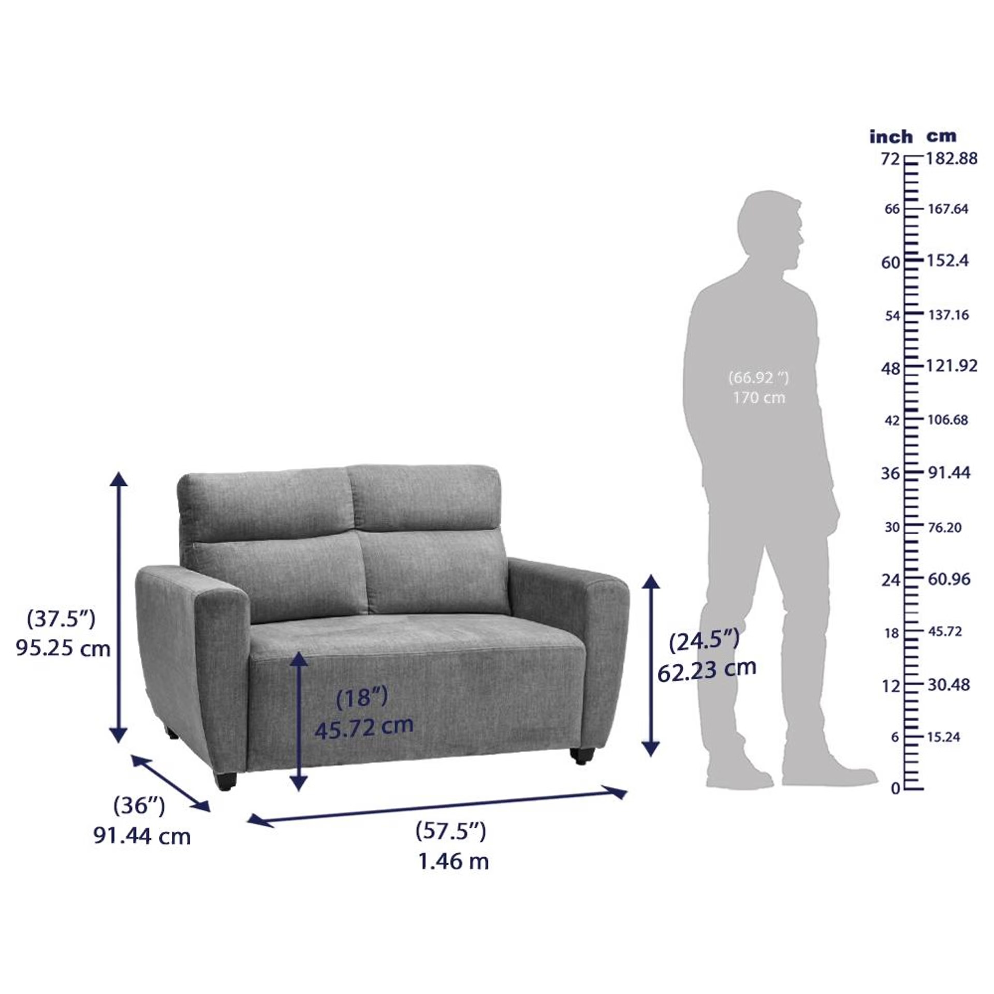 Wakefit Belize Plus Sofa Set - (2+1+1) Regular, Set (2+1+1), Graphite 8 Wakefit Belize Plus Sofa Set - (2+1+1) Regular, Set (2+1+1), Graphite