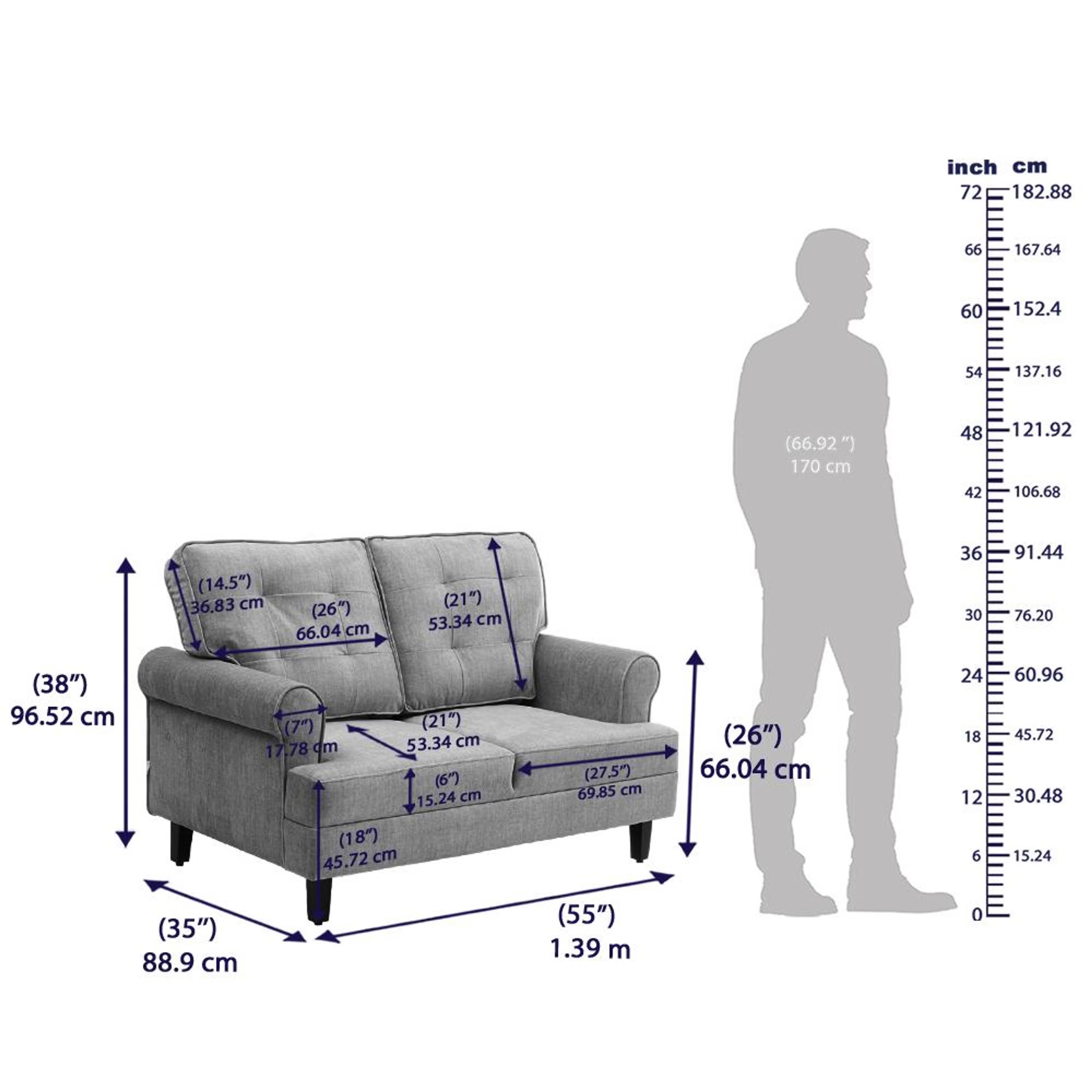 Wakefit Dreamer Plus Sofa Set - (2+1+1) Regular, Set (2+1+1), Graphite 8 Wakefit Dreamer Plus Sofa Set - (2+1+1) Regular, Set (2+1+1), Graphite
