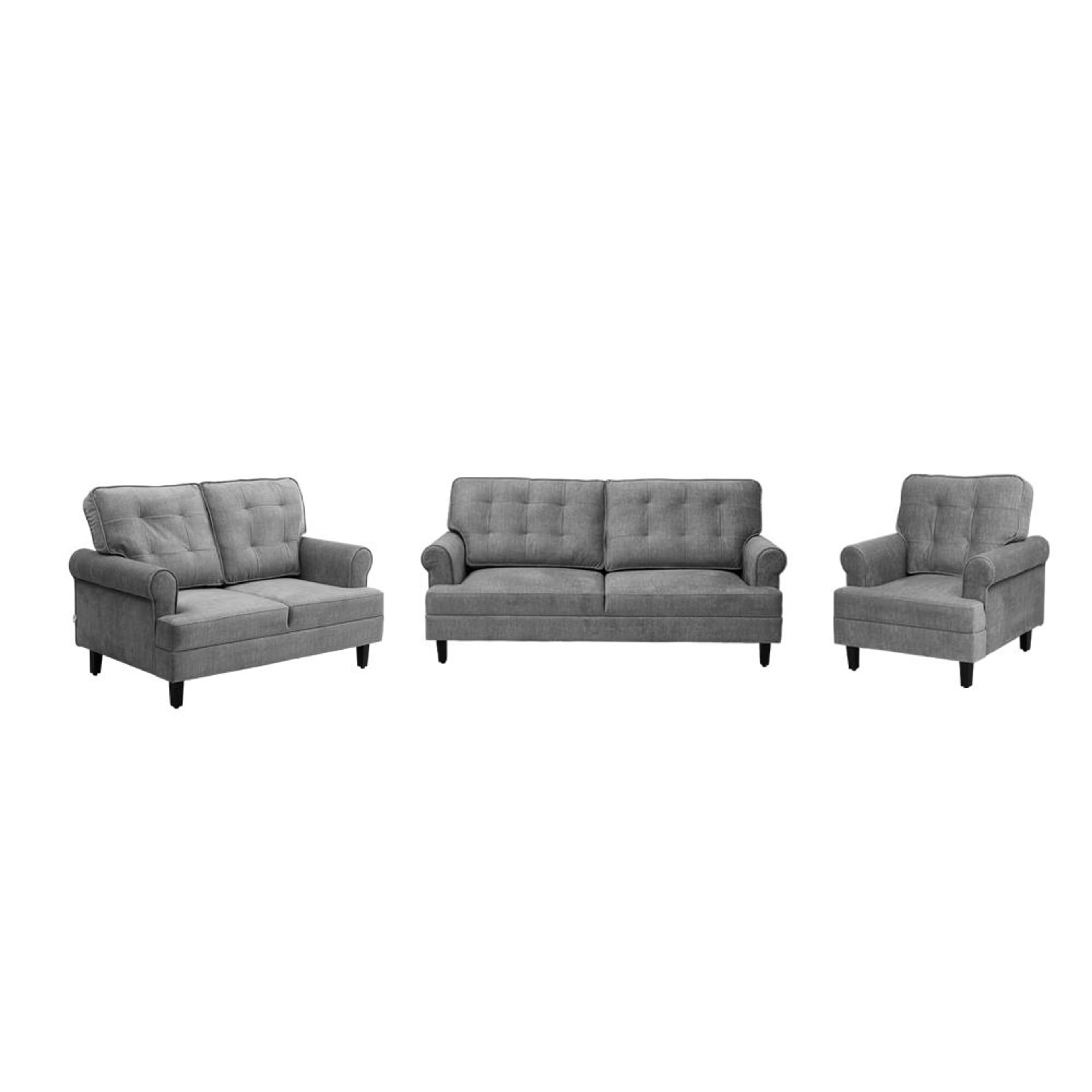 Home 28 Wakefit Dreamer Plus Sofa Set - (3+2+1) Regular, Set (3+2+1), Graphite