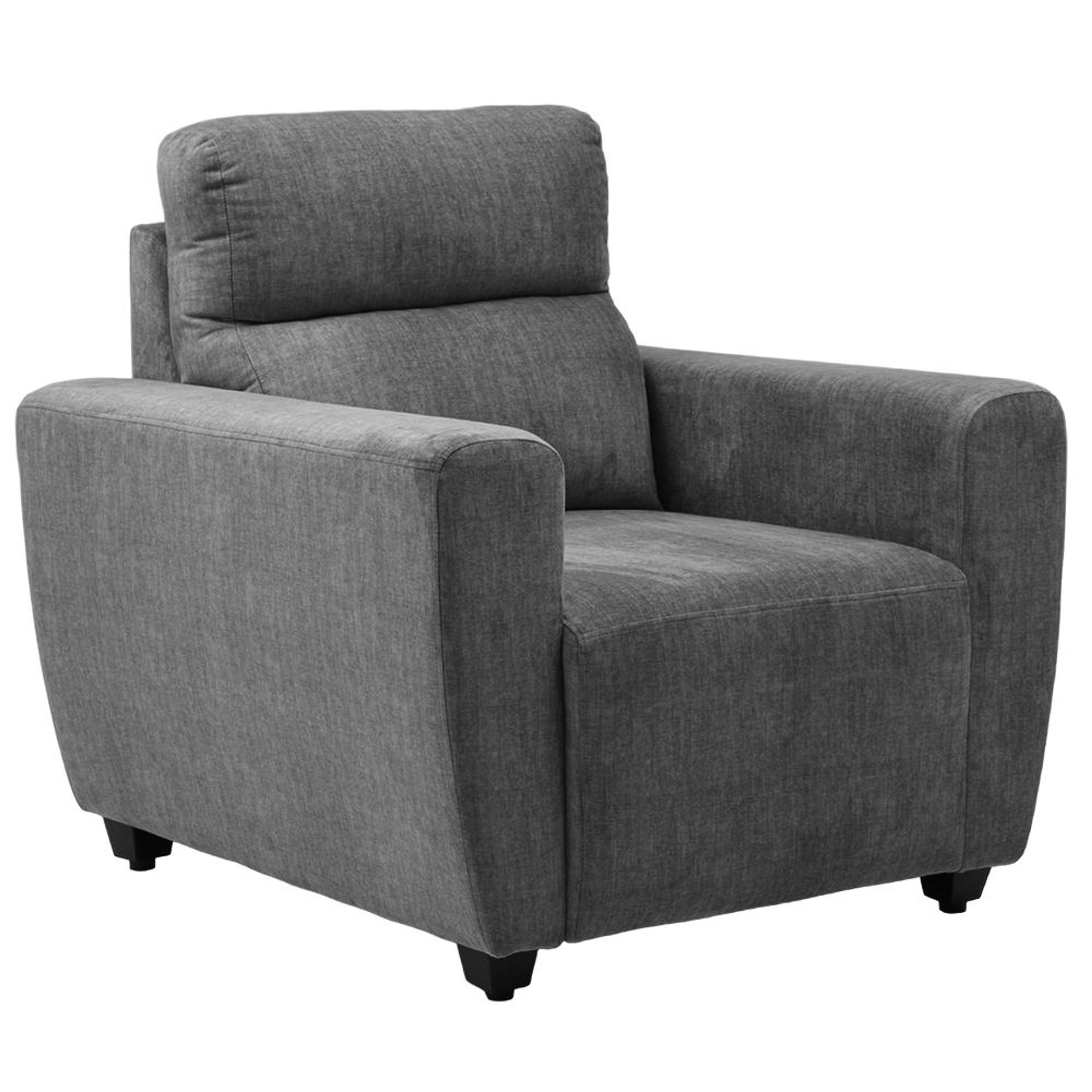 Home 38 Wakefit Belize Plus Sofa - Single Seater Regular, Single Seater, Graphite