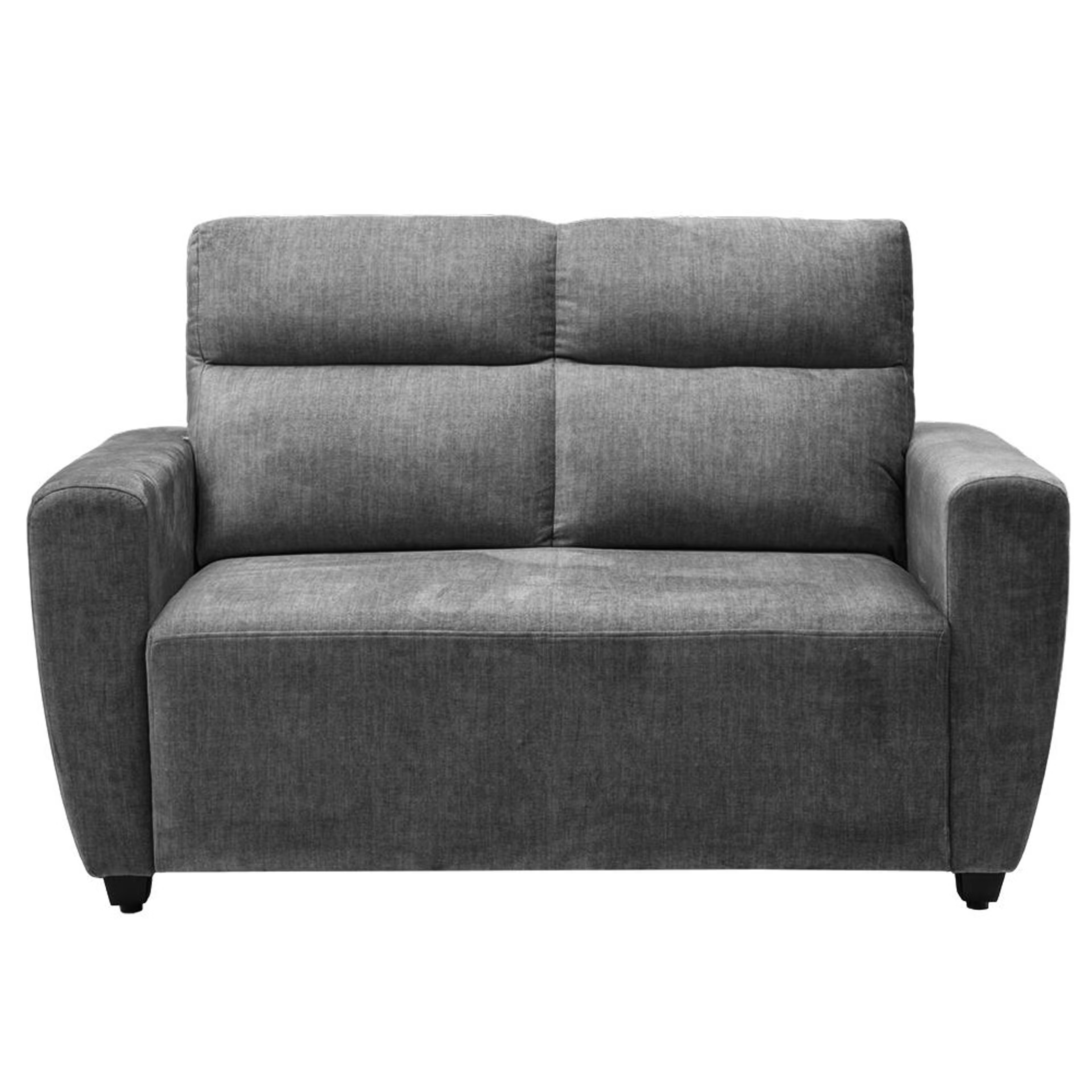 Wakefit Belize Plus Sofa - Two Seater Regular, Two Seater, Graphite