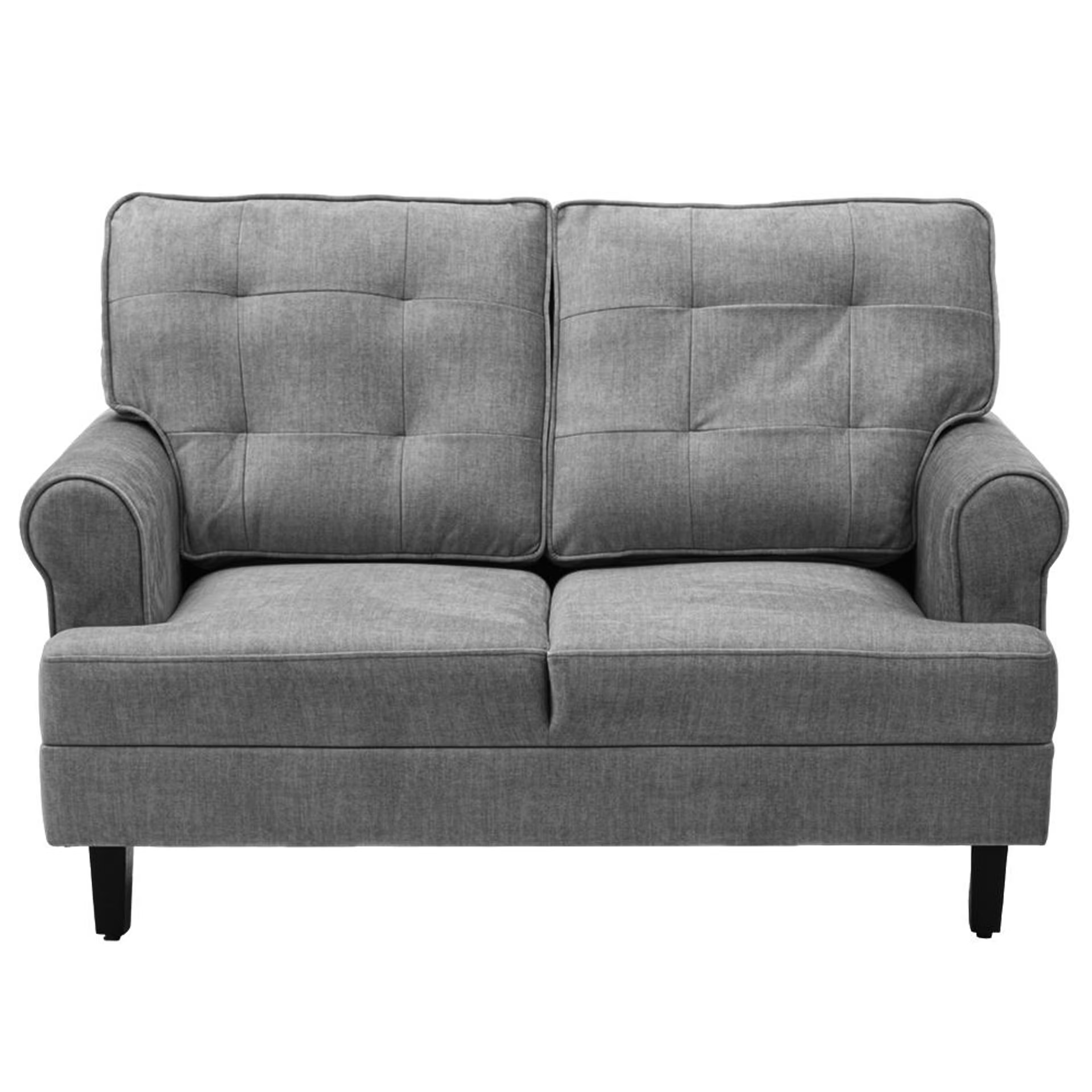 Wakefit Dreamer Plus Sofa - Two Seater Regular, Two Seater, Graphite