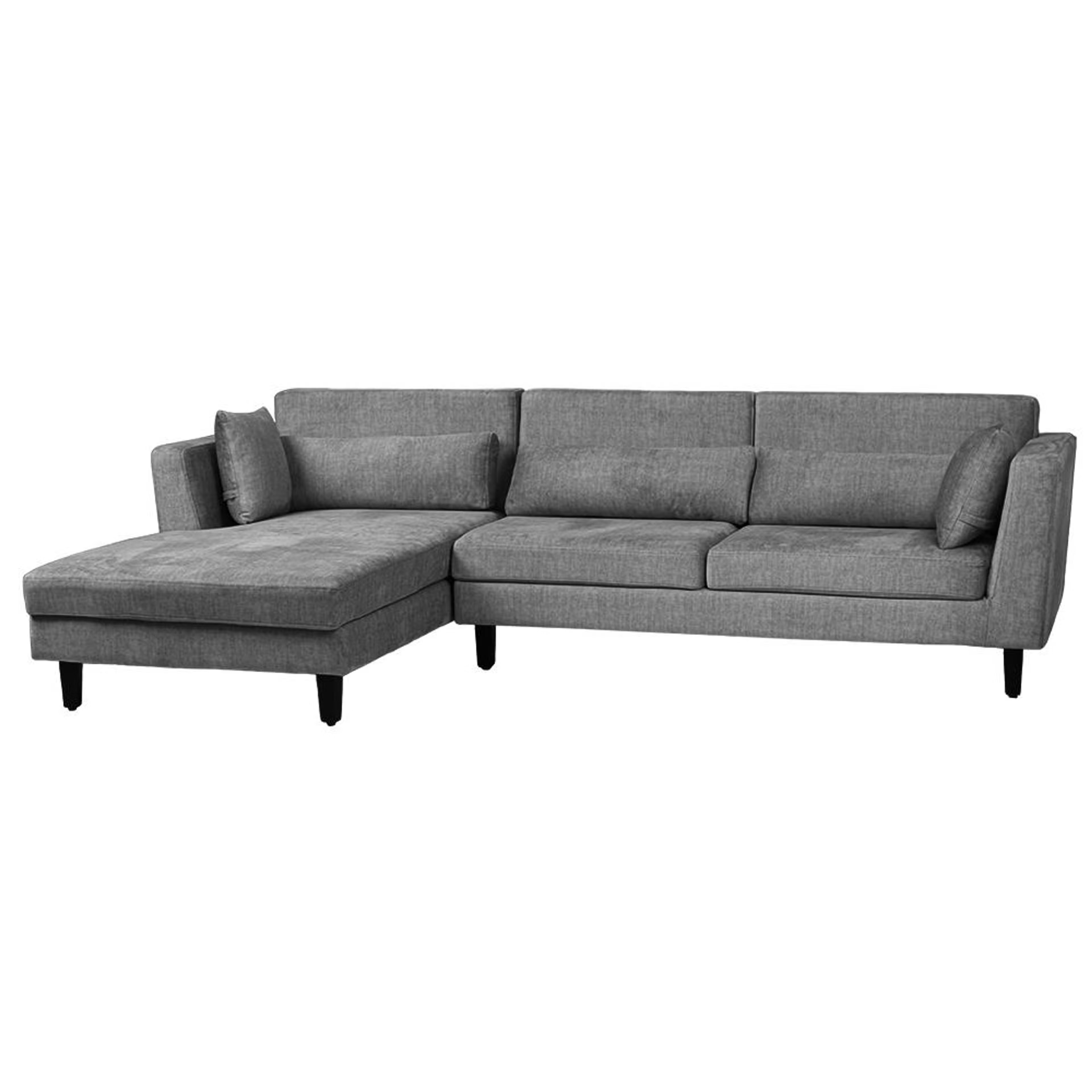 Home 28 Wakefit Snoozepro Plus L Shape Sofa Set (3 Seater + Right Aligned Chaise) Sectional, Set (3 Seater + Right Aligned Chaise), Graphite