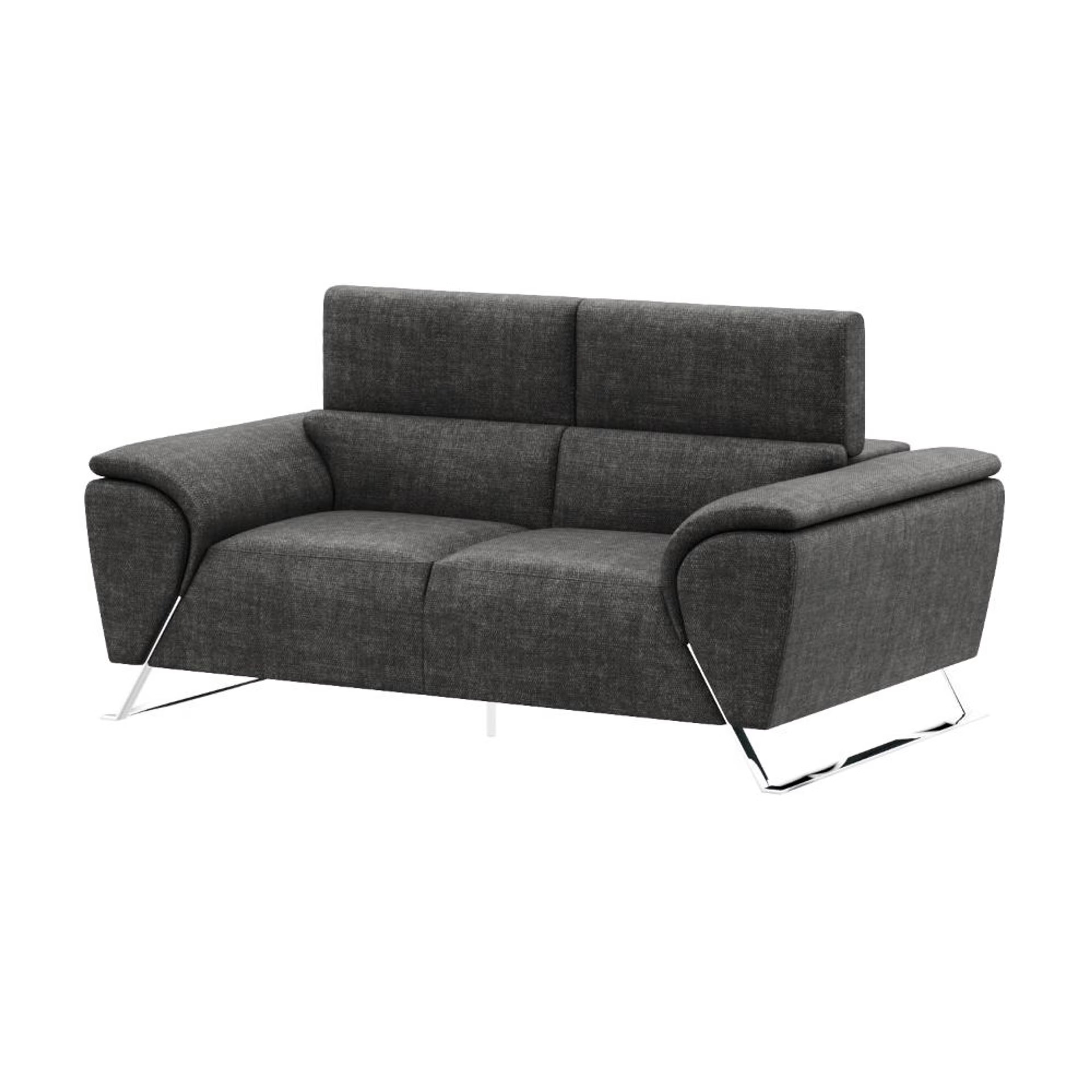 Wakefit Magnus Sofa -Two Seater Regular, Two Seater, Graphite