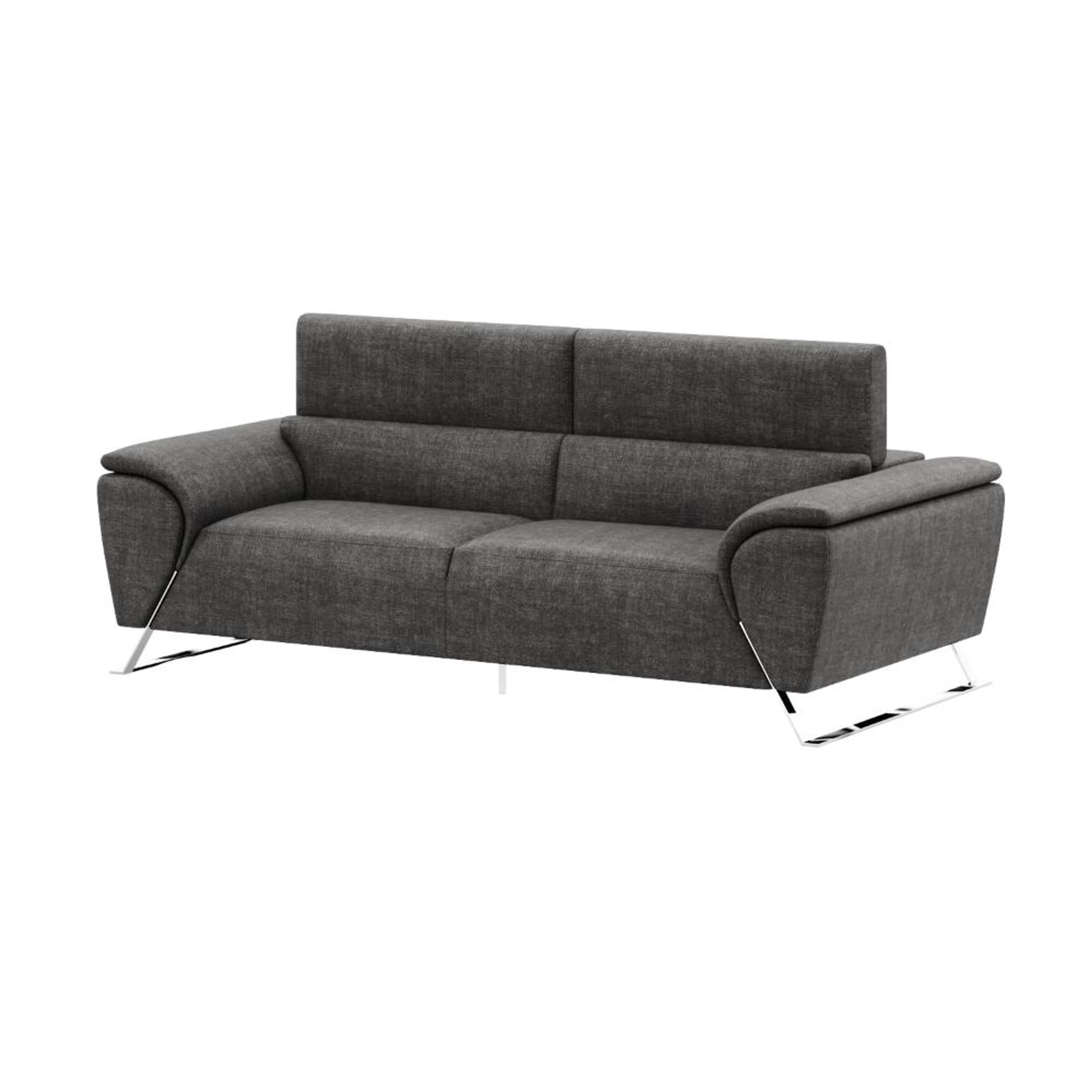 Home 36 Wakefit Magnus Sofa -Three Seater Regular, Three Seater, Graphite