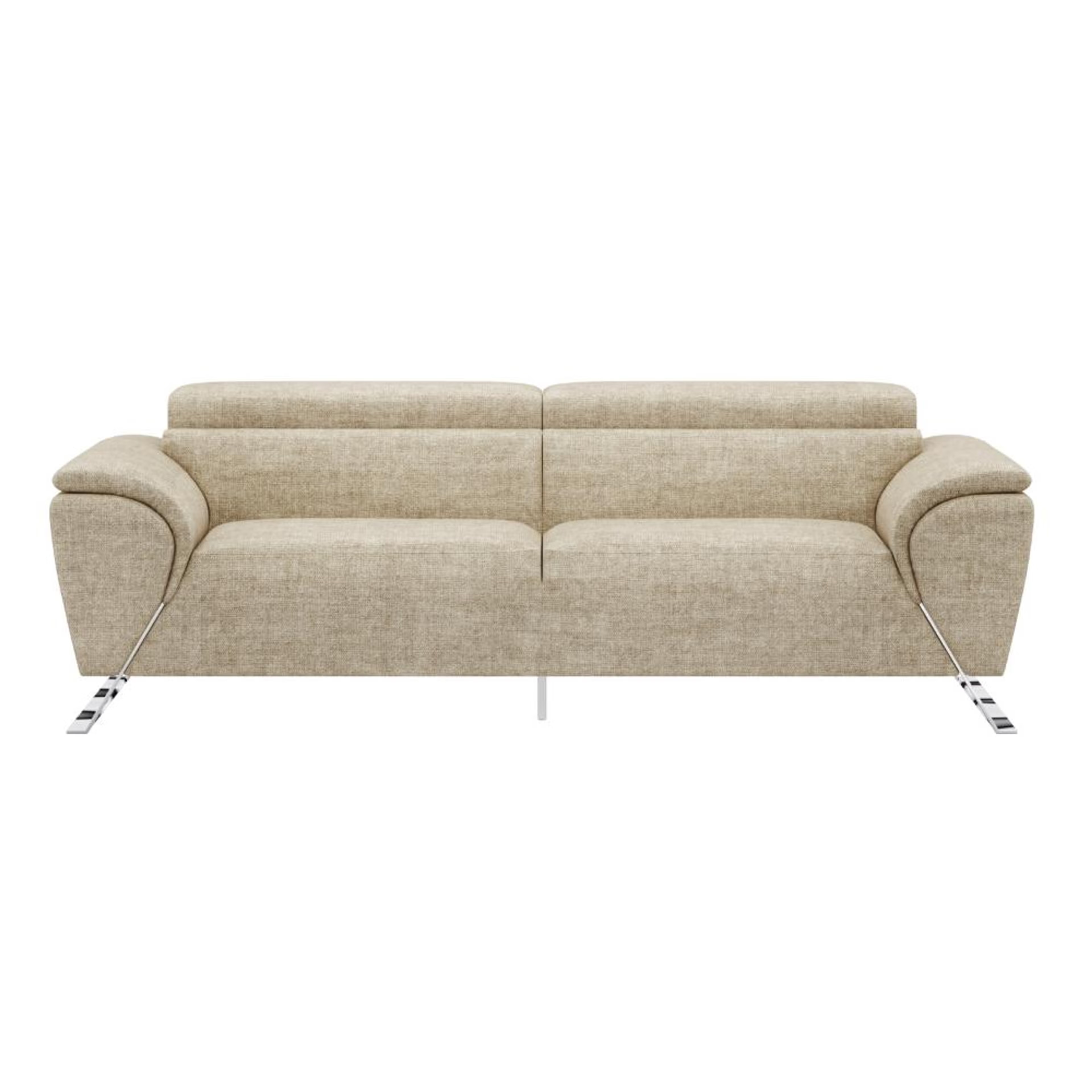 Wakefit Magnus Sofa -Three Seater Regular, Three Seater, Beige