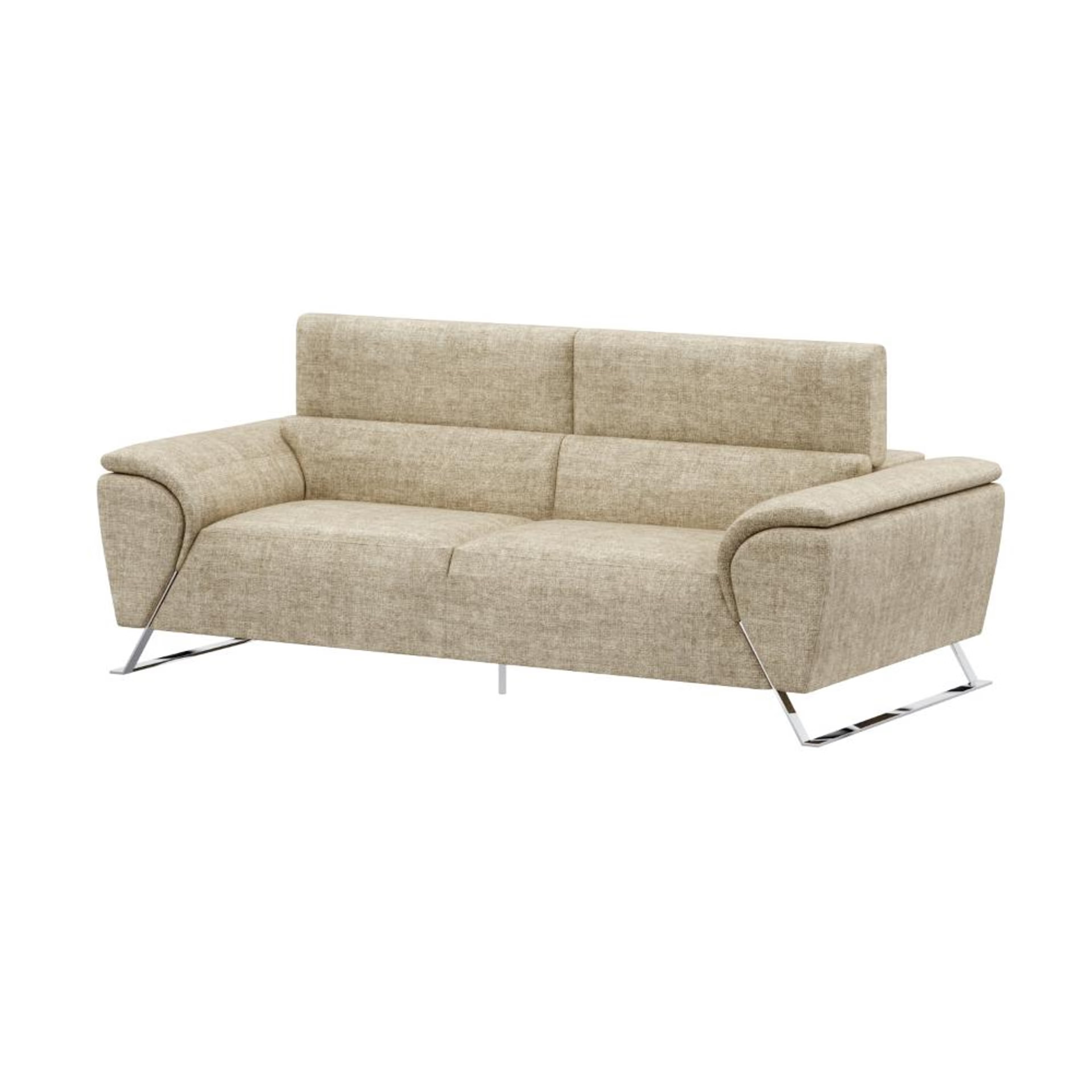 Wakefit Magnus Sofa -Three Seater Regular, Three Seater, Beige