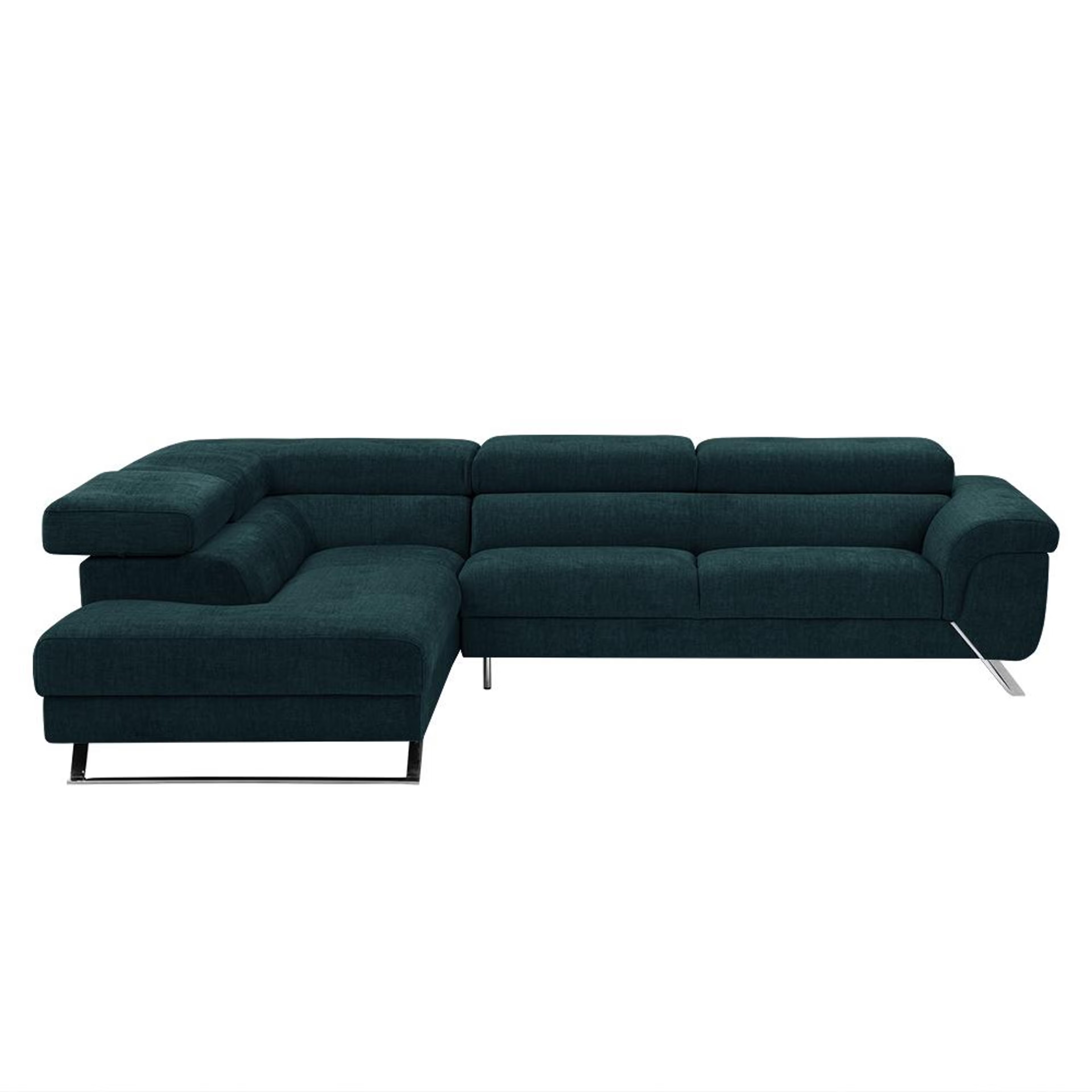 Home 29 Wakefit Comoros Corner L Shape Sofa (3 Seater + Left Aligned Chaise) Set (3 Seater + Left Aligned Chaise), Deep Ocean