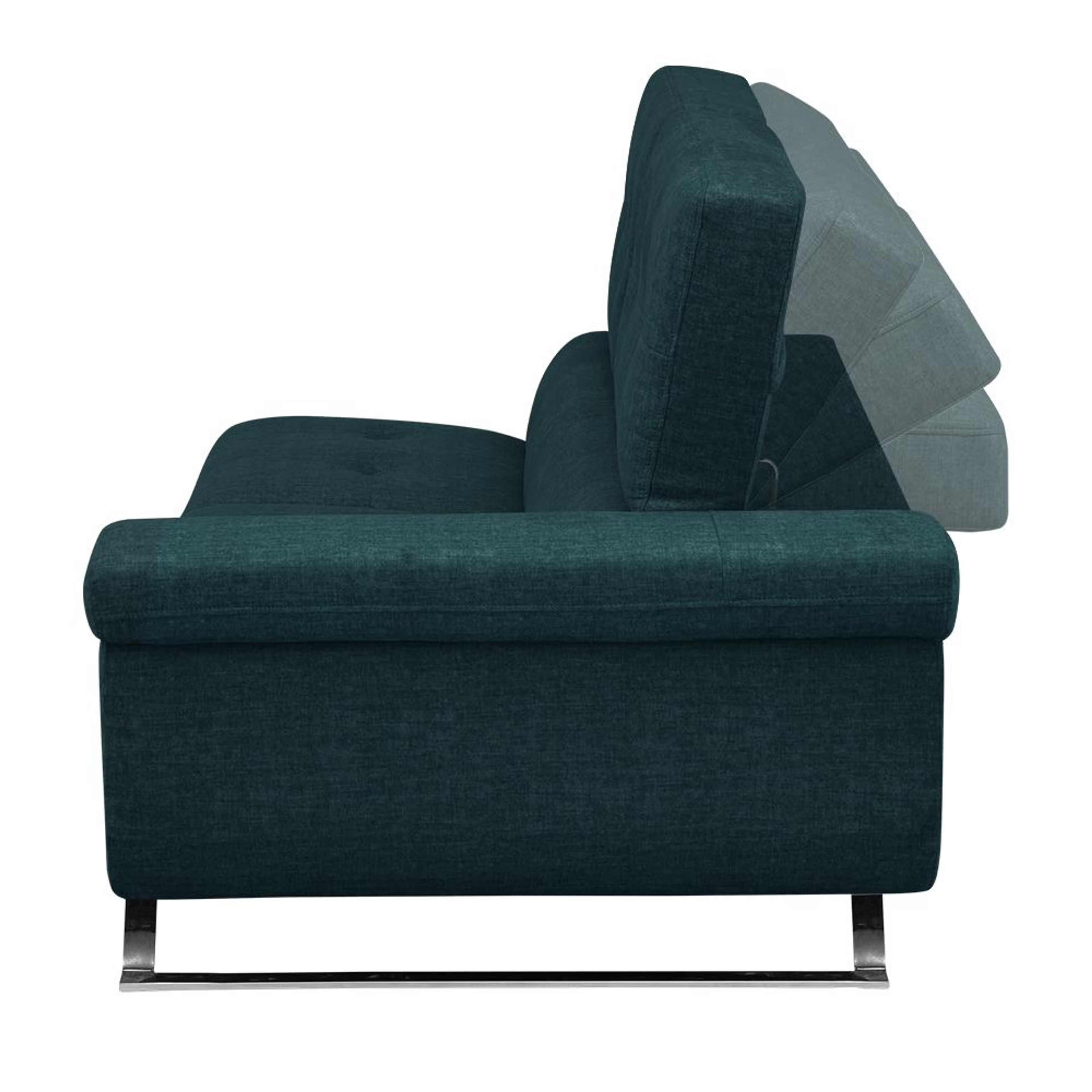 Home 30 Wakefit Comoros Corner L Shape Sofa (3 Seater + Left Aligned Chaise) Set (3 Seater + Left Aligned Chaise), Deep Ocean
