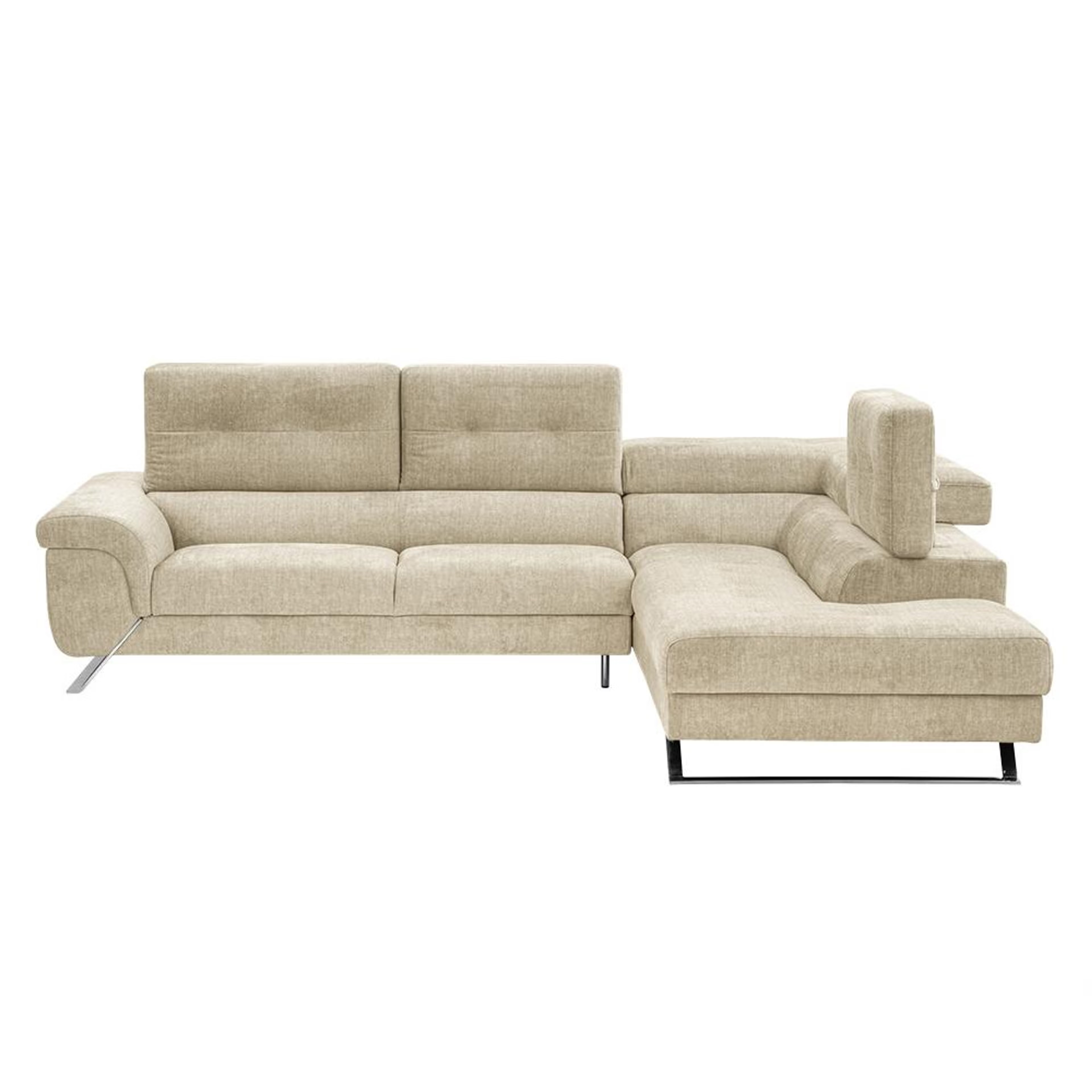 Wakefit Comoros Corner L Shape Sofa (3 Seater + Right Aligned Chaise) Set (3 Seater + Right Aligned Chaise), Beige 4 Wakefit Comoros Corner L Shape Sofa (3 Seater + Right Aligned Chaise) Set (3 Seater + Right Aligned Chaise), Beige