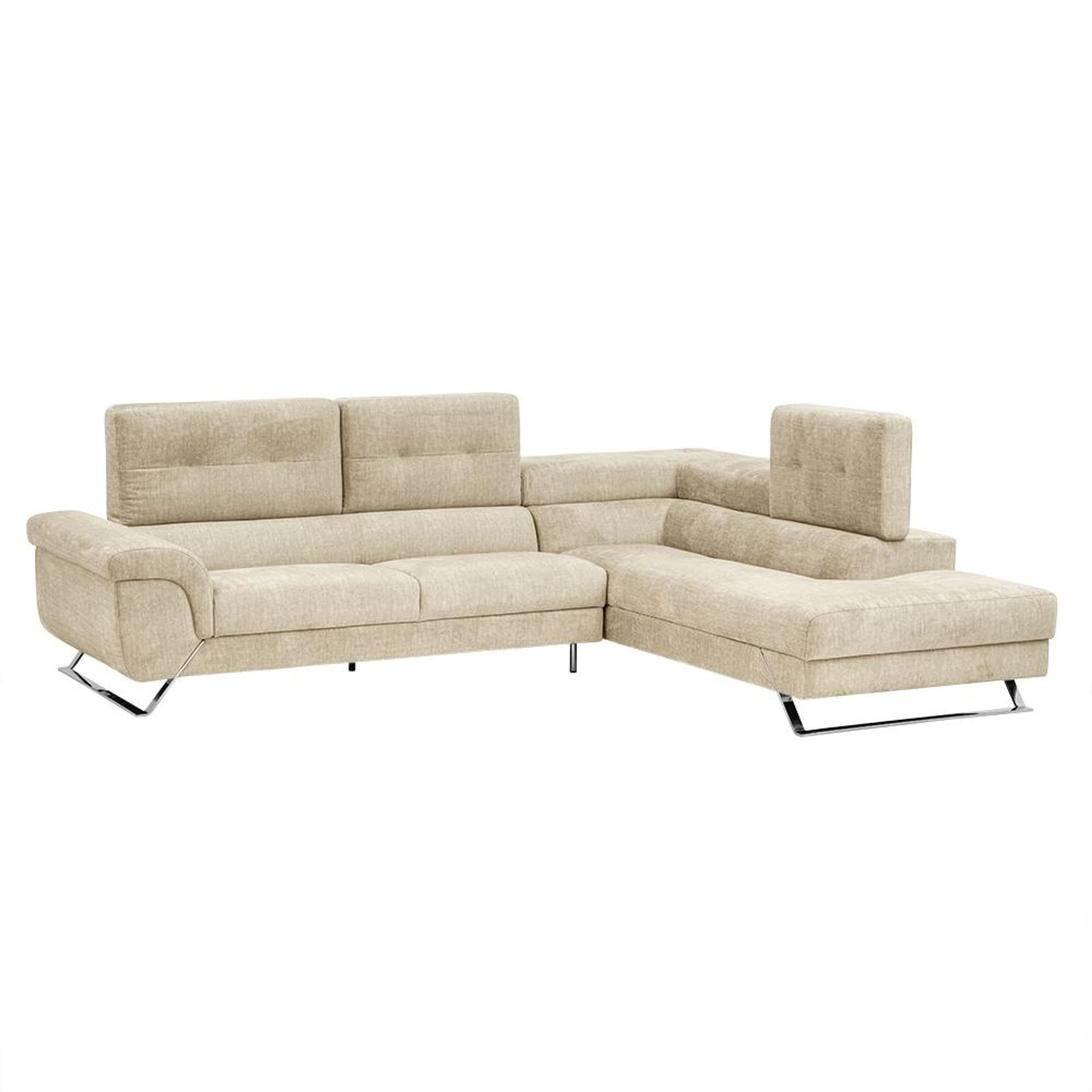 Wakefit Comoros Corner L Shape Sofa (3 Seater + Right Aligned Chaise) Set (3 Seater + Right Aligned Chaise), Beige 5 Wakefit Comoros Corner L Shape Sofa (3 Seater + Right Aligned Chaise) Set (3 Seater + Right Aligned Chaise), Beige