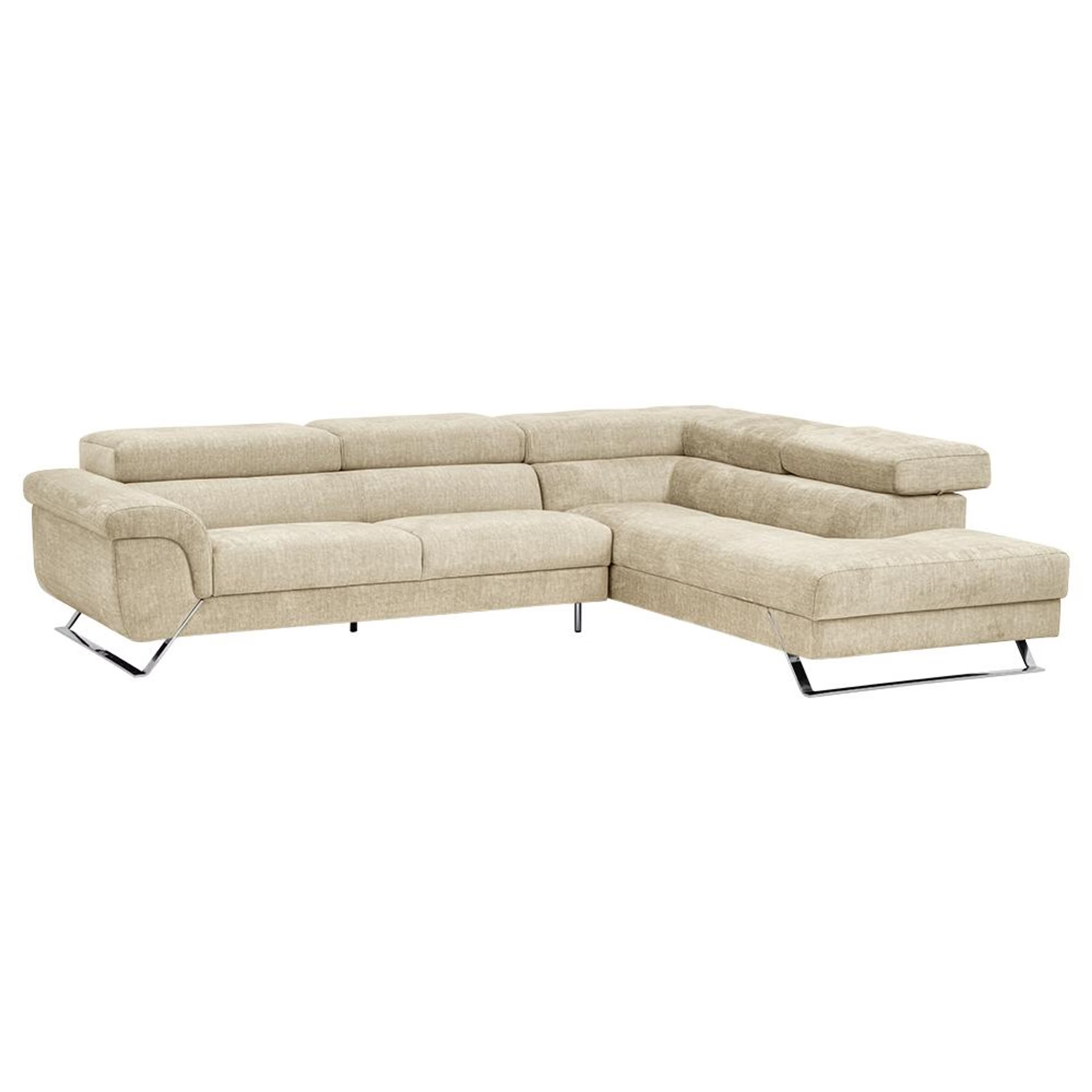 Wakefit Comoros Corner L Shape Sofa (3 Seater + Right Aligned Chaise) Set (3 Seater + Right Aligned Chaise), Beige 6 Wakefit Comoros Corner L Shape Sofa (3 Seater + Right Aligned Chaise) Set (3 Seater + Right Aligned Chaise), Beige