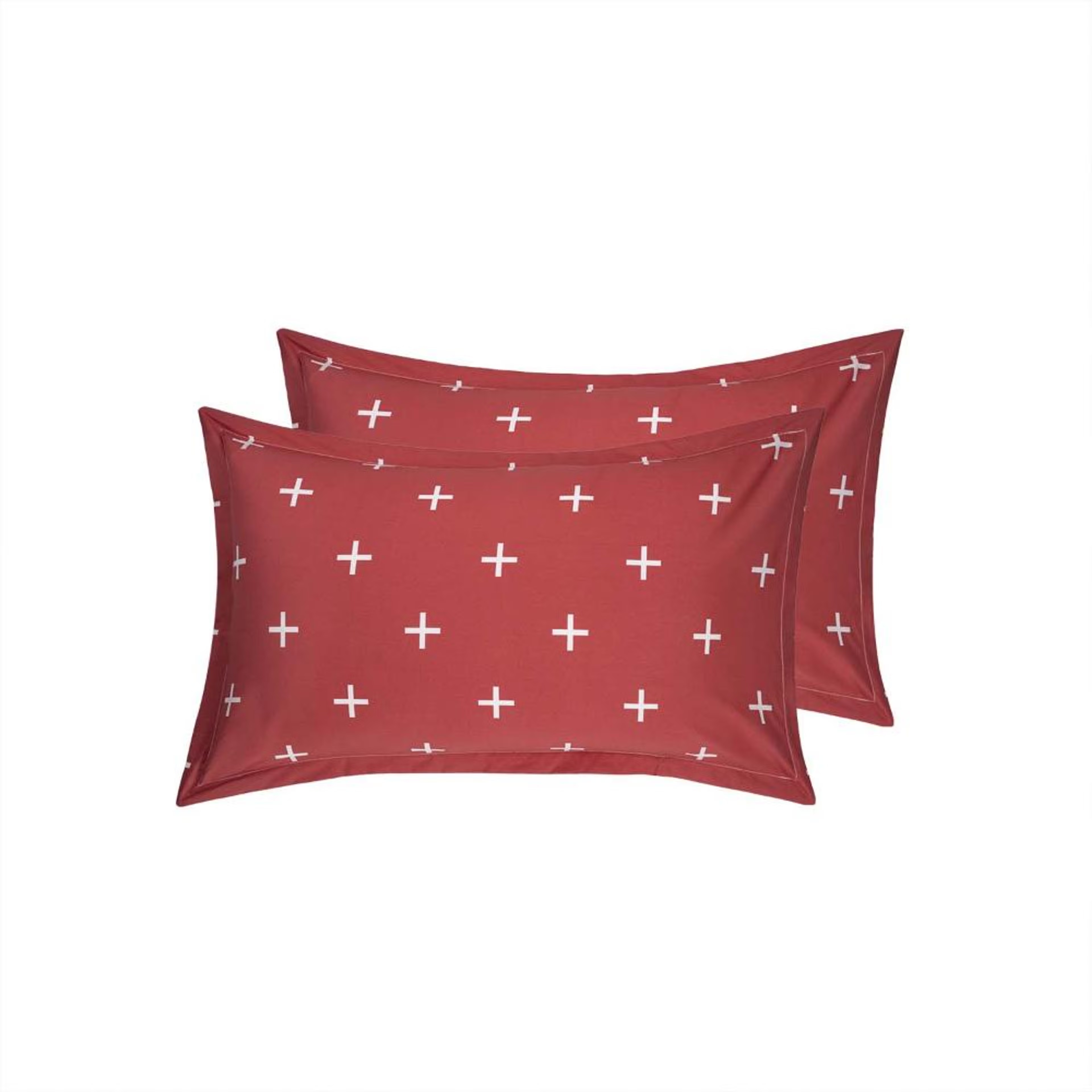 Home 43 100% Cotton Pillow Cover | Standard Size 27x18 Inch | Set Of 2 | 160 TC | Color Play Standard, Set of 2, Cotton, Colour Play