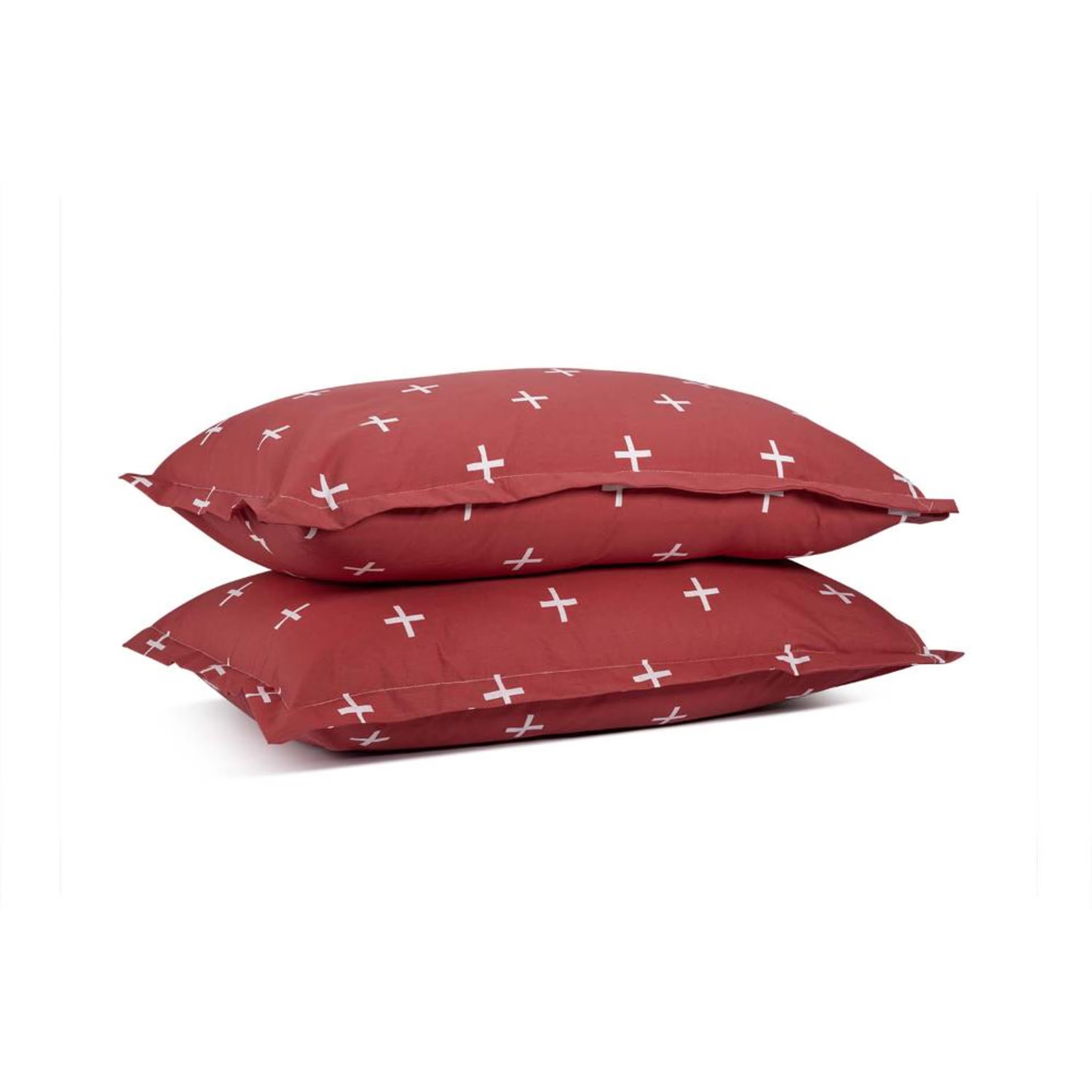 Home 45 100% Cotton Pillow Cover | Standard Size 27x18 Inch | Set Of 2 | 160 TC | Color Play Standard, Set of 2, Cotton, Colour Play