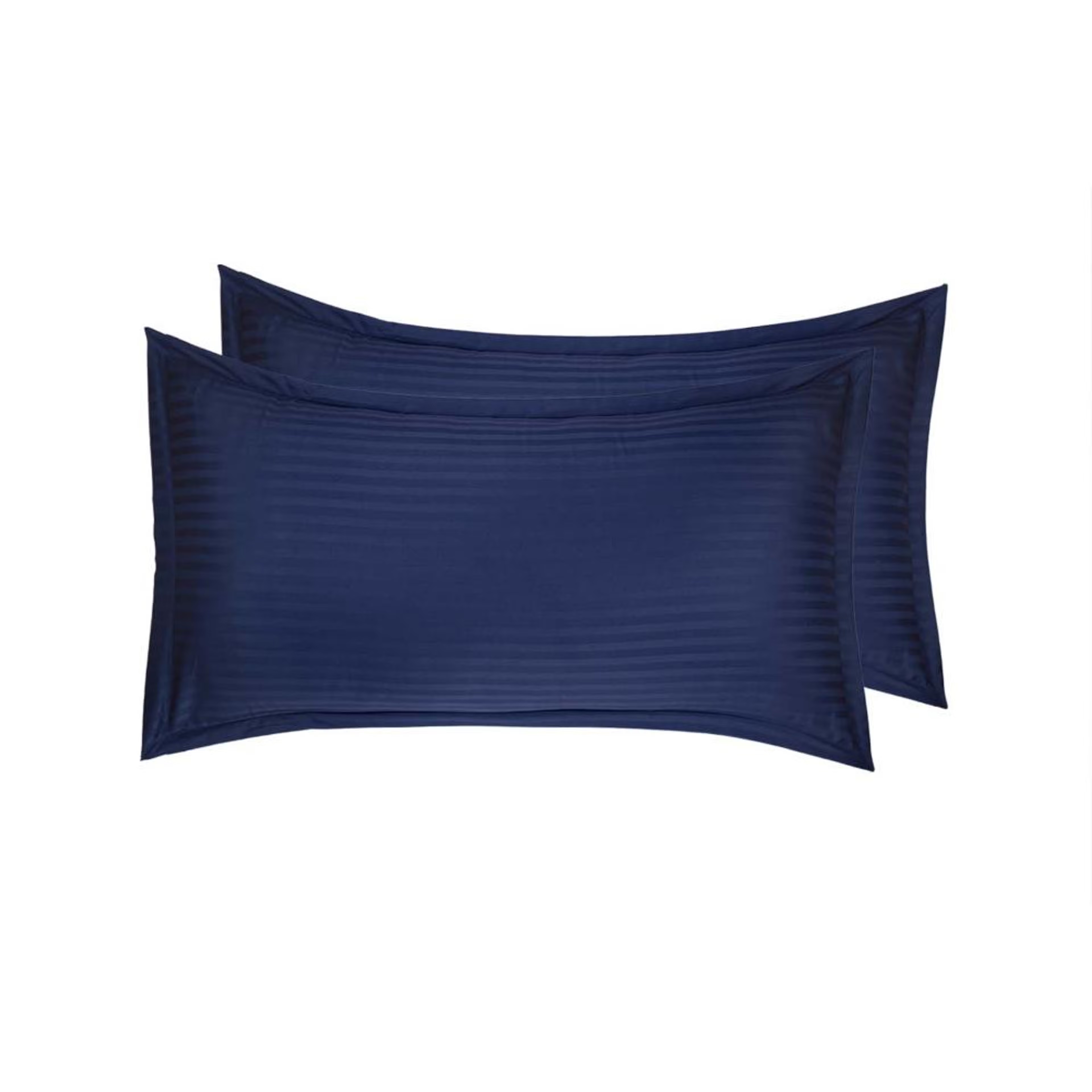 100% Cotton Pillow Cover | Standard Size 27x18 Inch | Set Of 2 | 160 TC | Estate Blue Standard, Set of 2, Cotton, Estate Blue