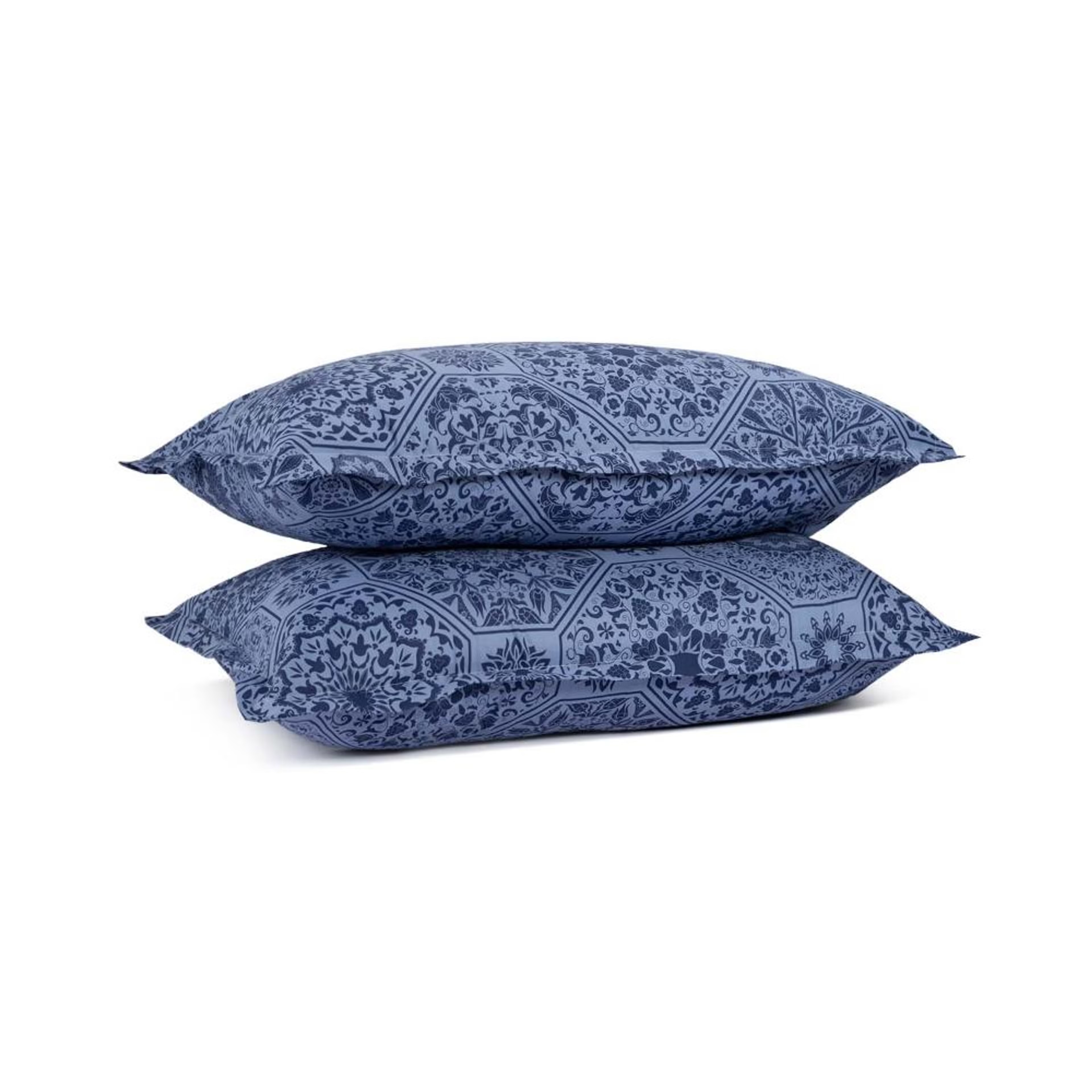 100% Cotton Pillow Cover | Standard Size 27x18 Inch | Set Of 2 | 160 TC | Karol Standard, Set of 2, Cotton, Karol
